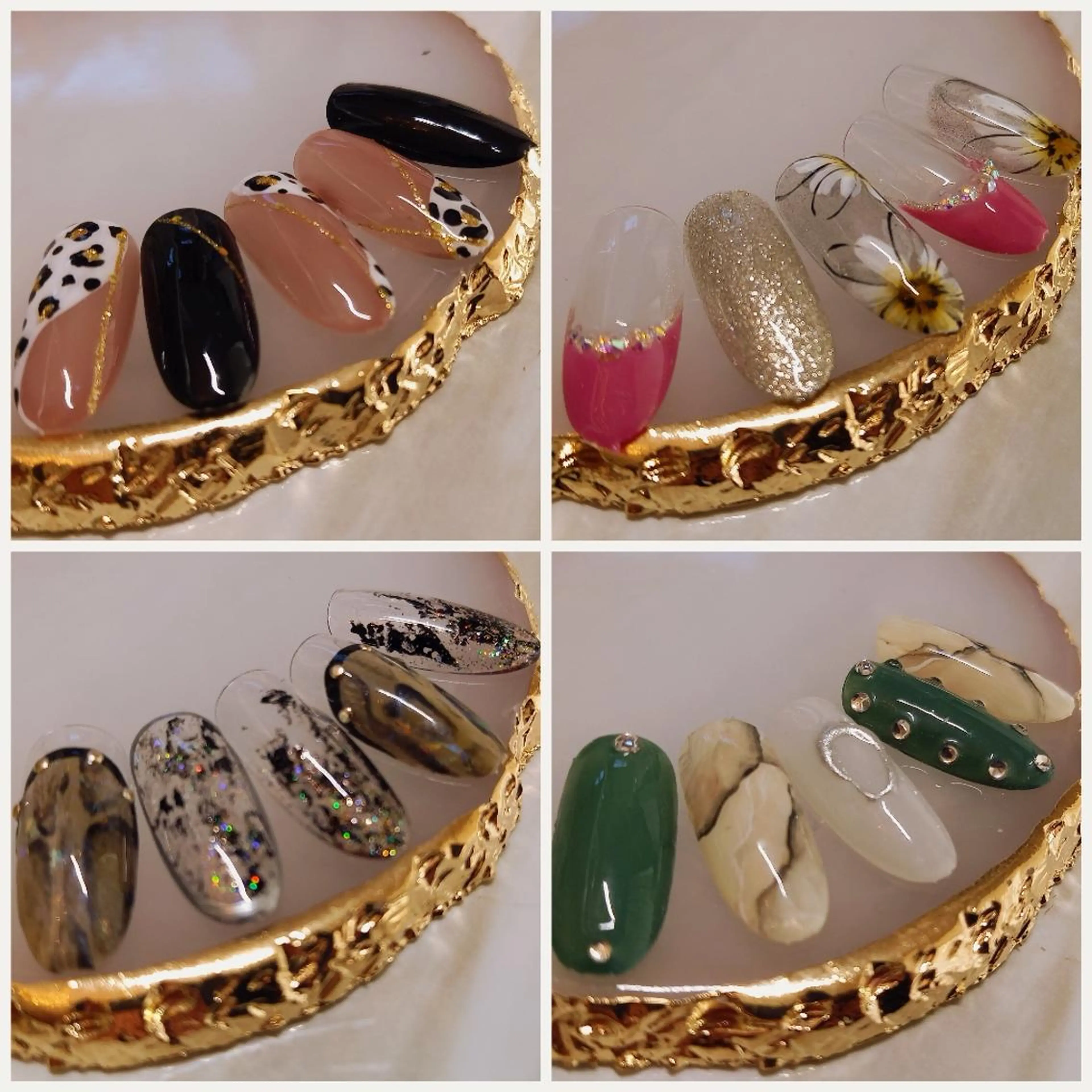 ネイル ハンドネイル Mirei NAIL 金児のネイルデザイン