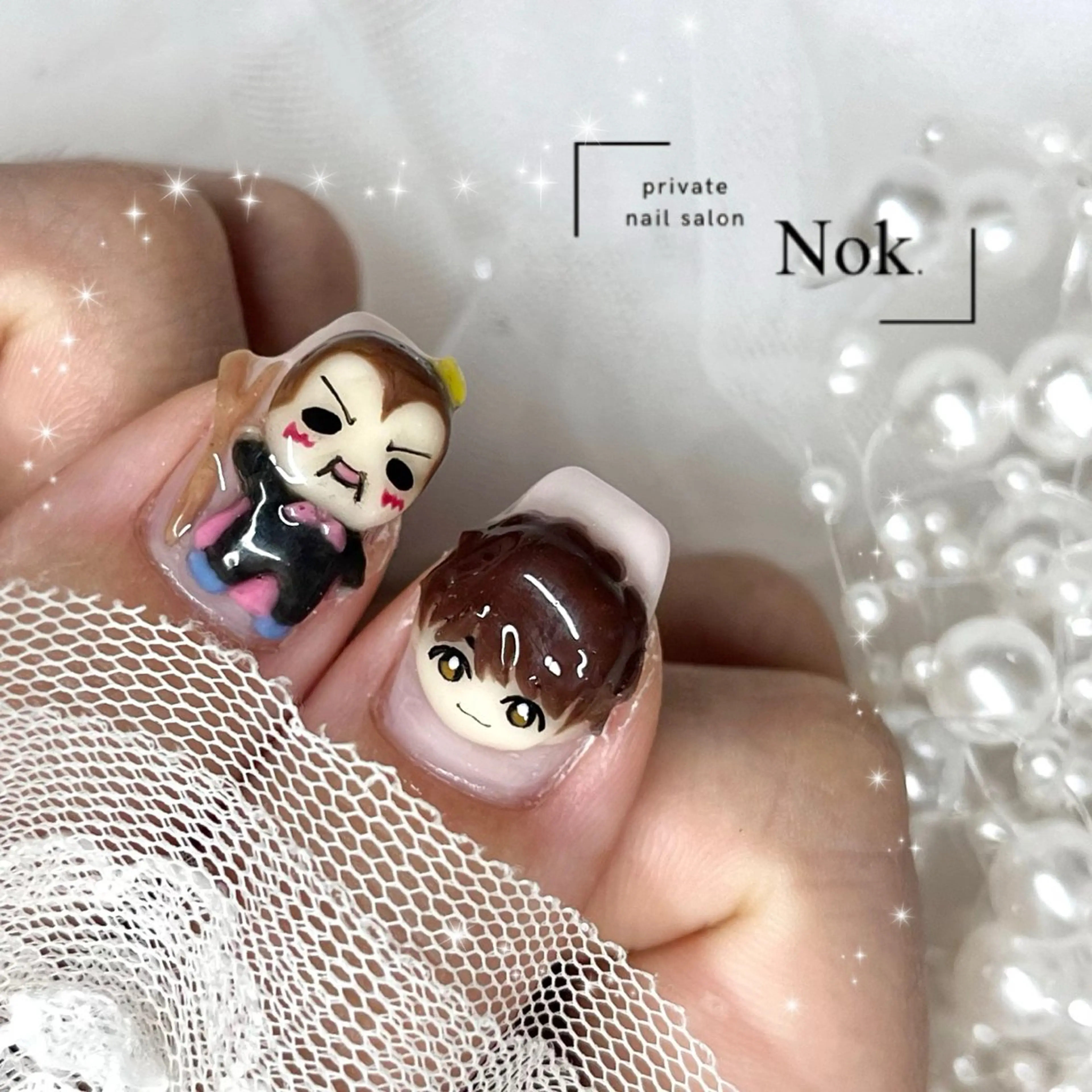 ネイル ハンドネイル 池袋痛ネイル Nok. 渡辺のネイルデザイン
