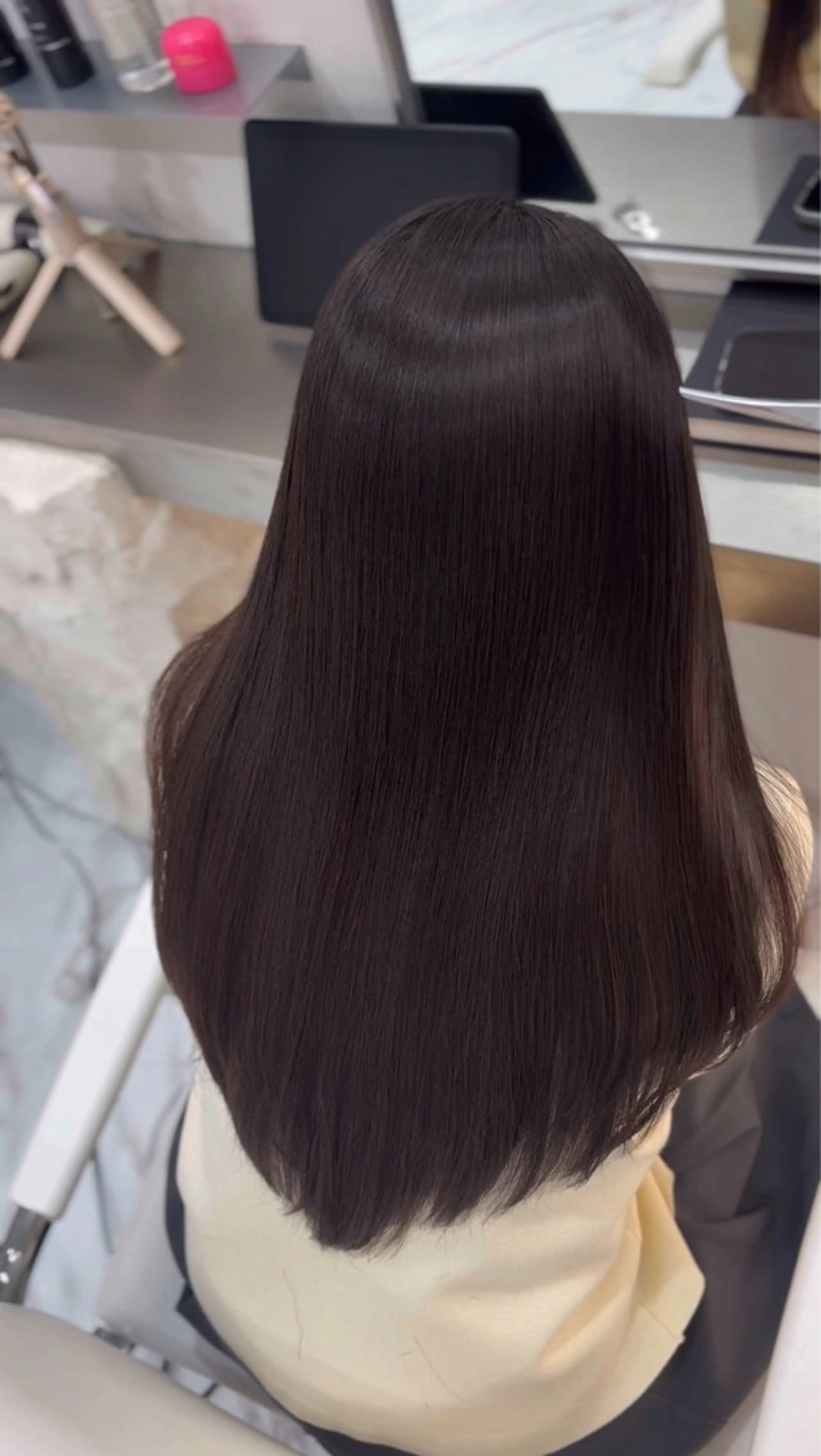 ロング カット 縮毛矯正 トリートメント 🌫️縮毛矯正/髪質 改善/ゆずる🌫️のヘアスタイル