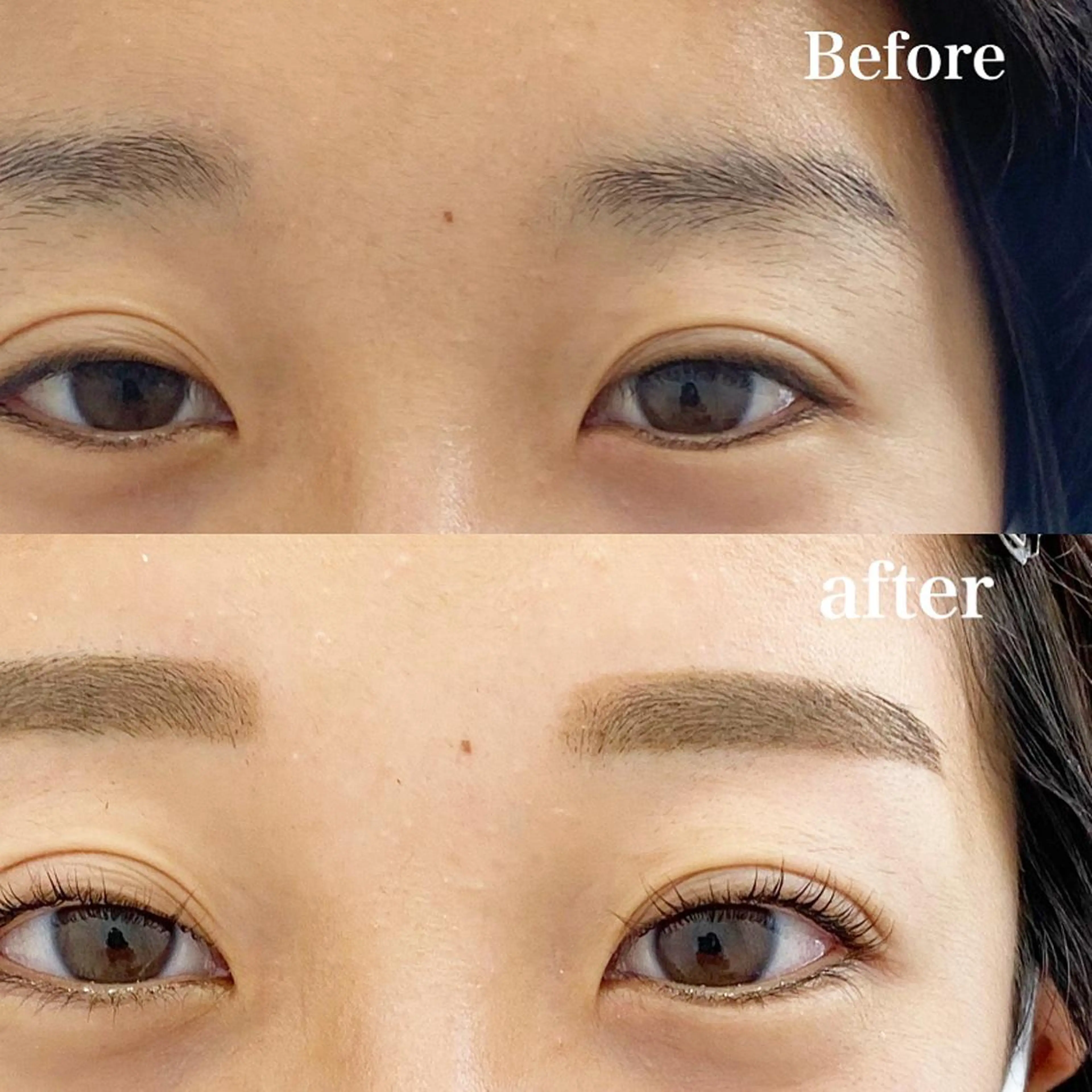 マツエク・マツパ アイブロウ まつげパーマ マツパ WHITE EYE 🦋松島の眉毛・アイブロウイメージ