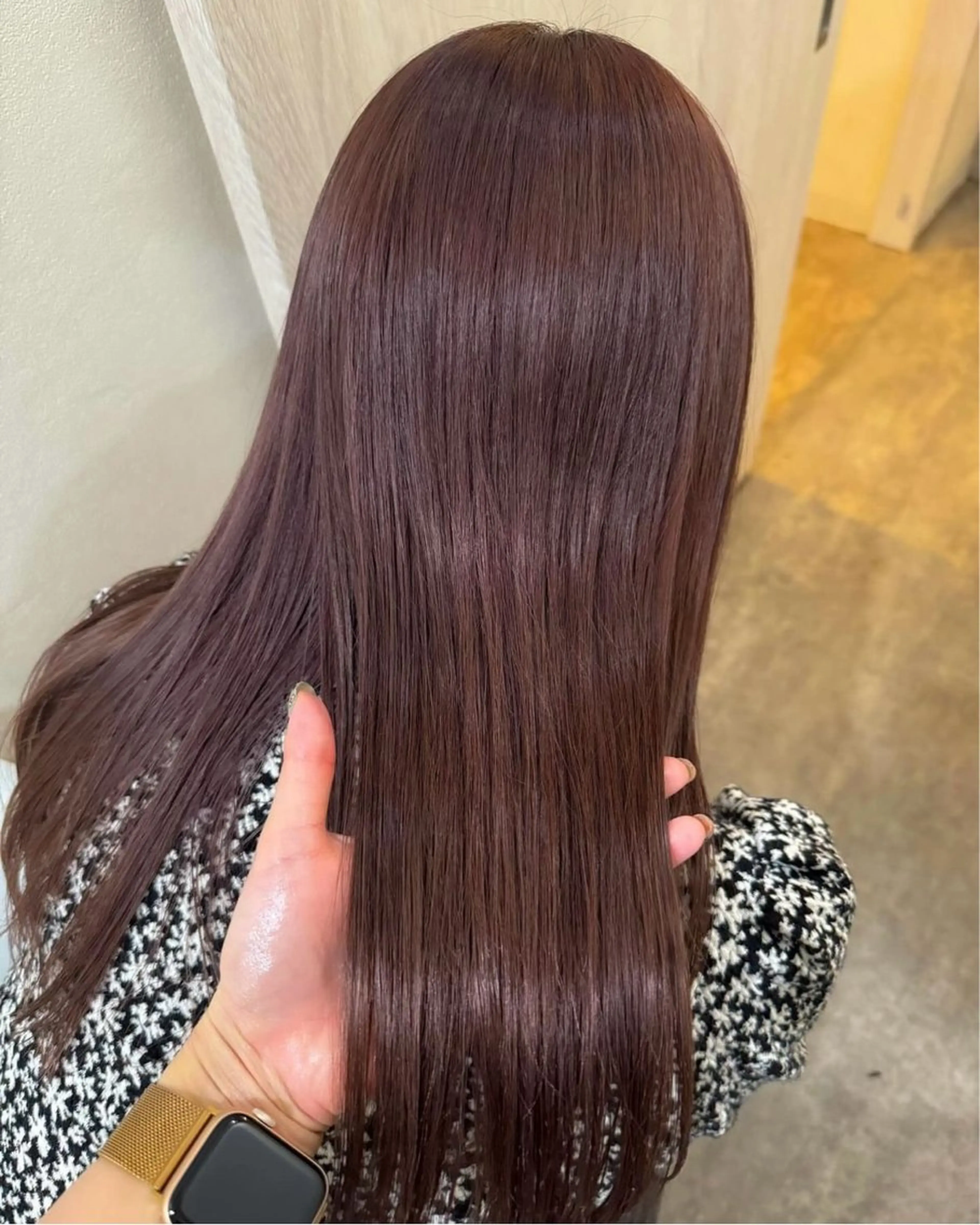 セミロング カラー ブリーチ ブラウンカラー ピンクカラー ピンクブラウン 3日空きあり 🌟misatoのヘアスタイル