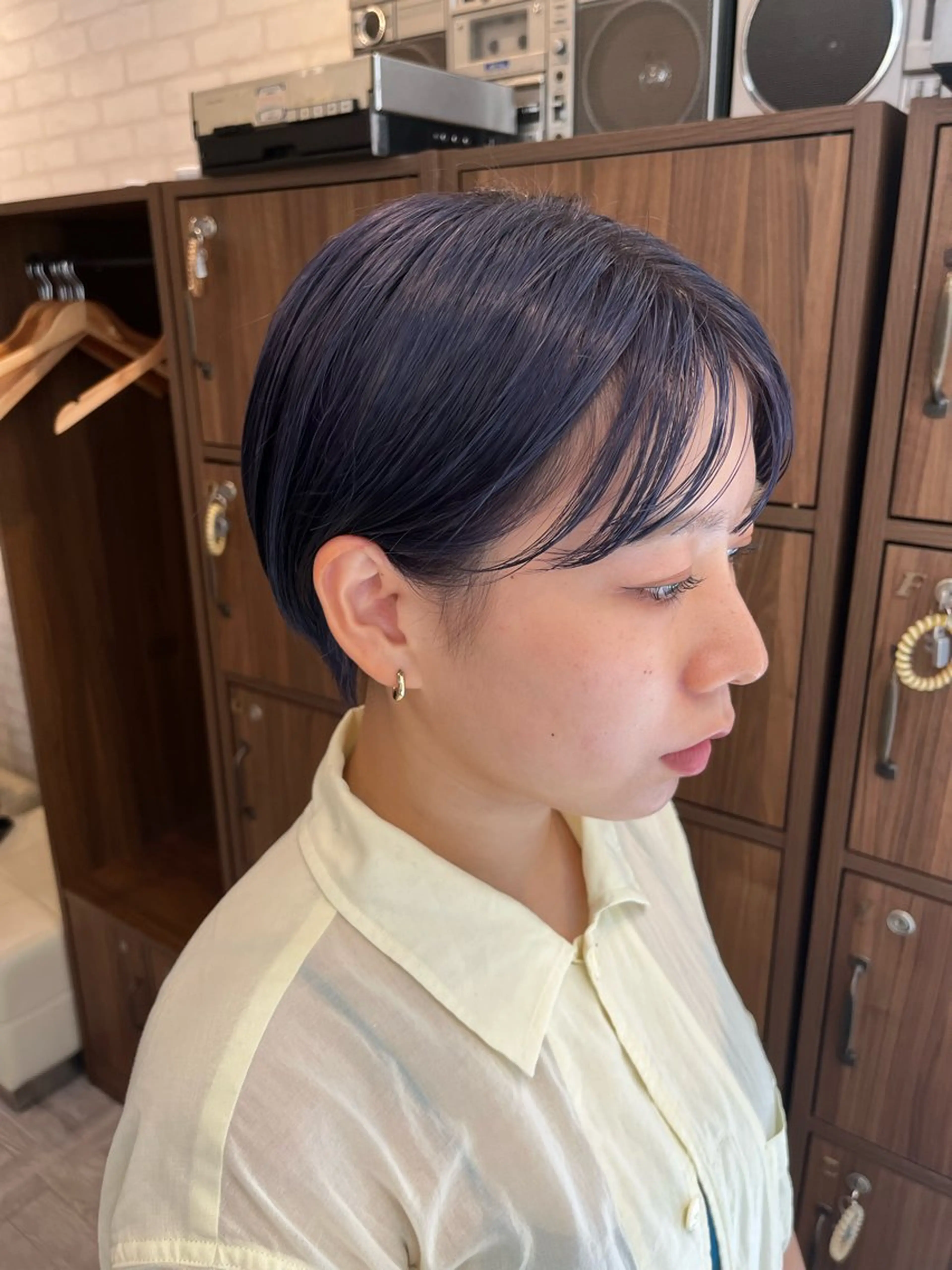 カラー ブロンド ブルーカラー 透明感カラー ピンクカラー ヘアカラー 阿部 うららのヘアスタイル