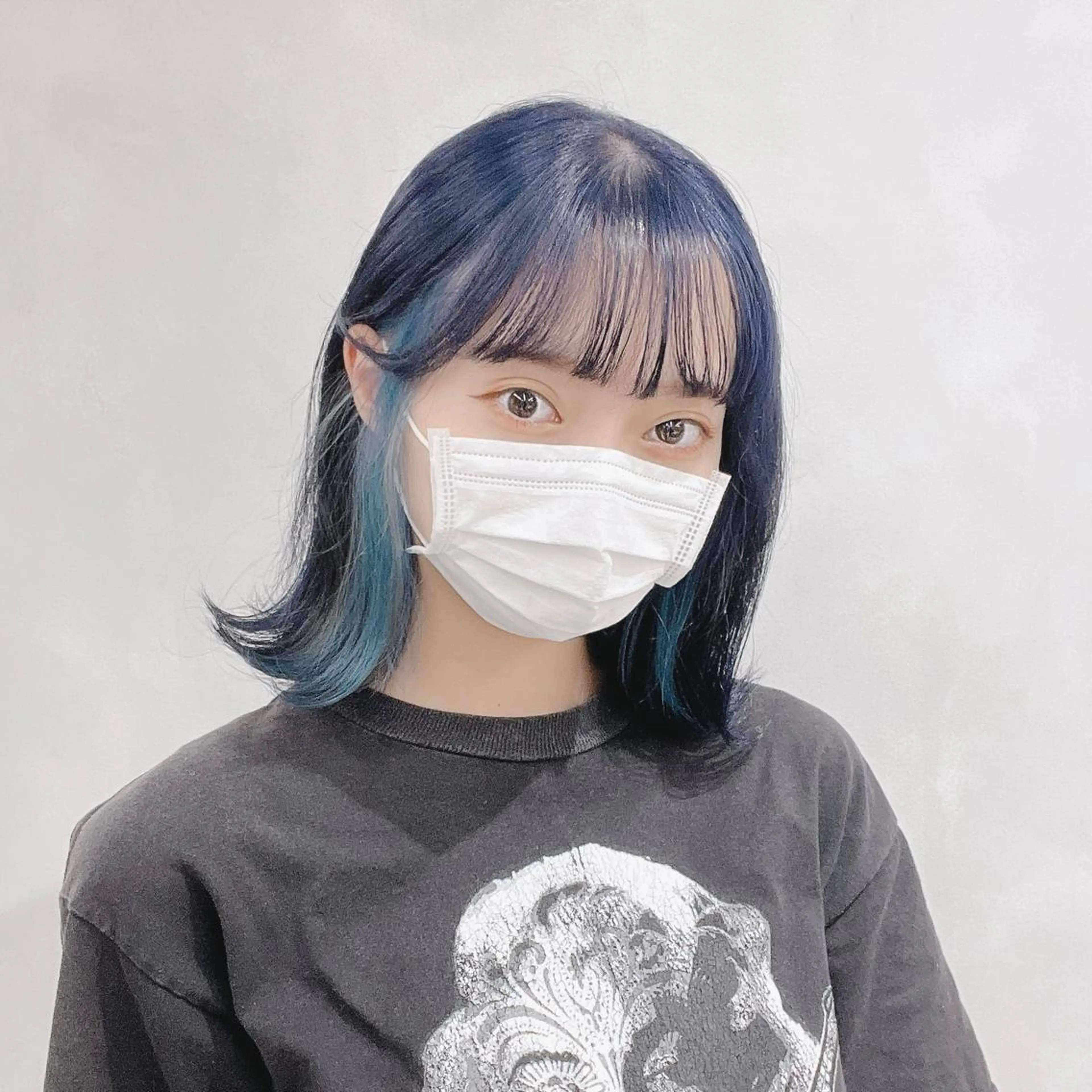 ミディアム カラー 🩵ブリーチカラー 🐈MIORI🩵のヘアスタイル