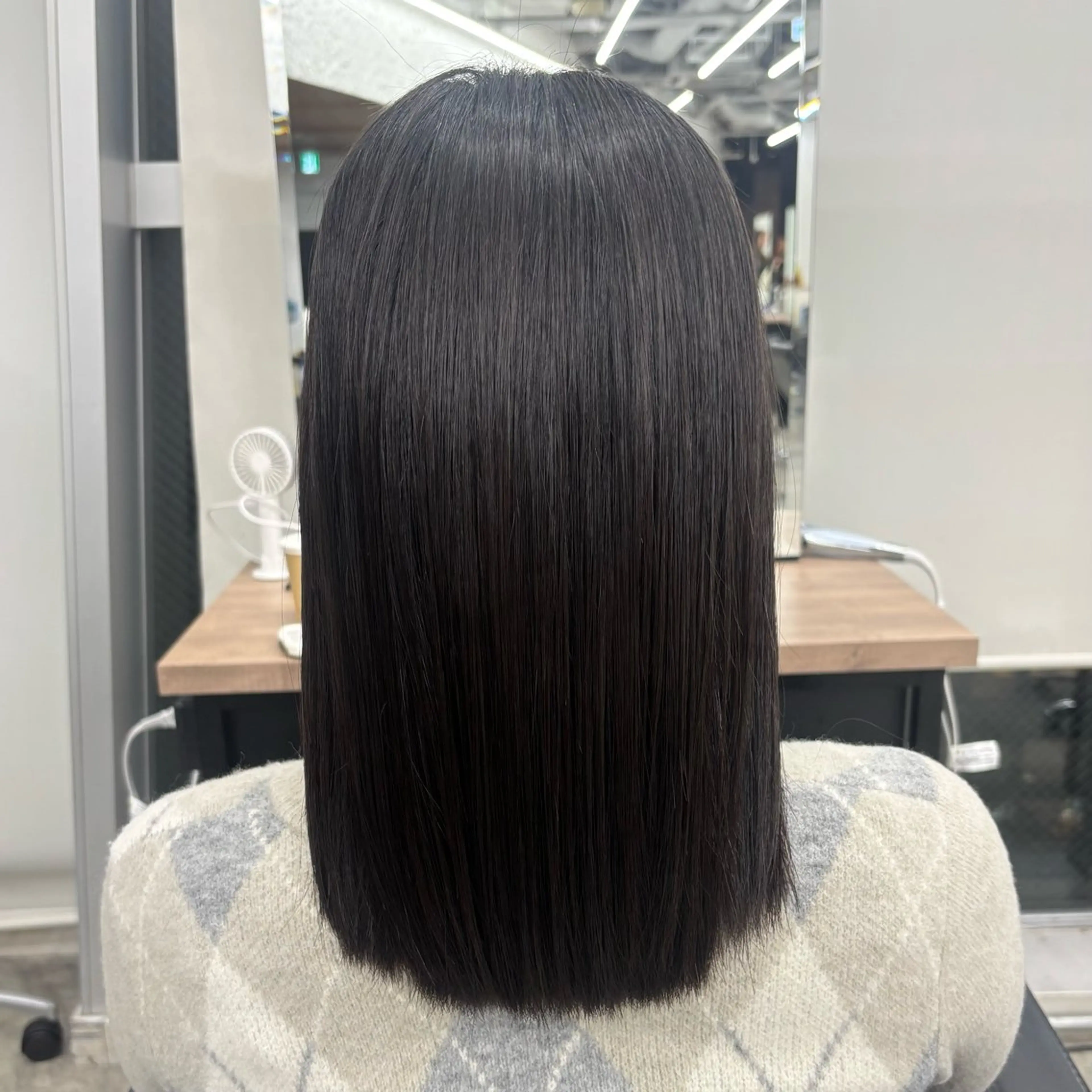 ミディアム カット トリートメント PATIONN所属・透明感/ベージュ/ yuna.のヘアスタイル