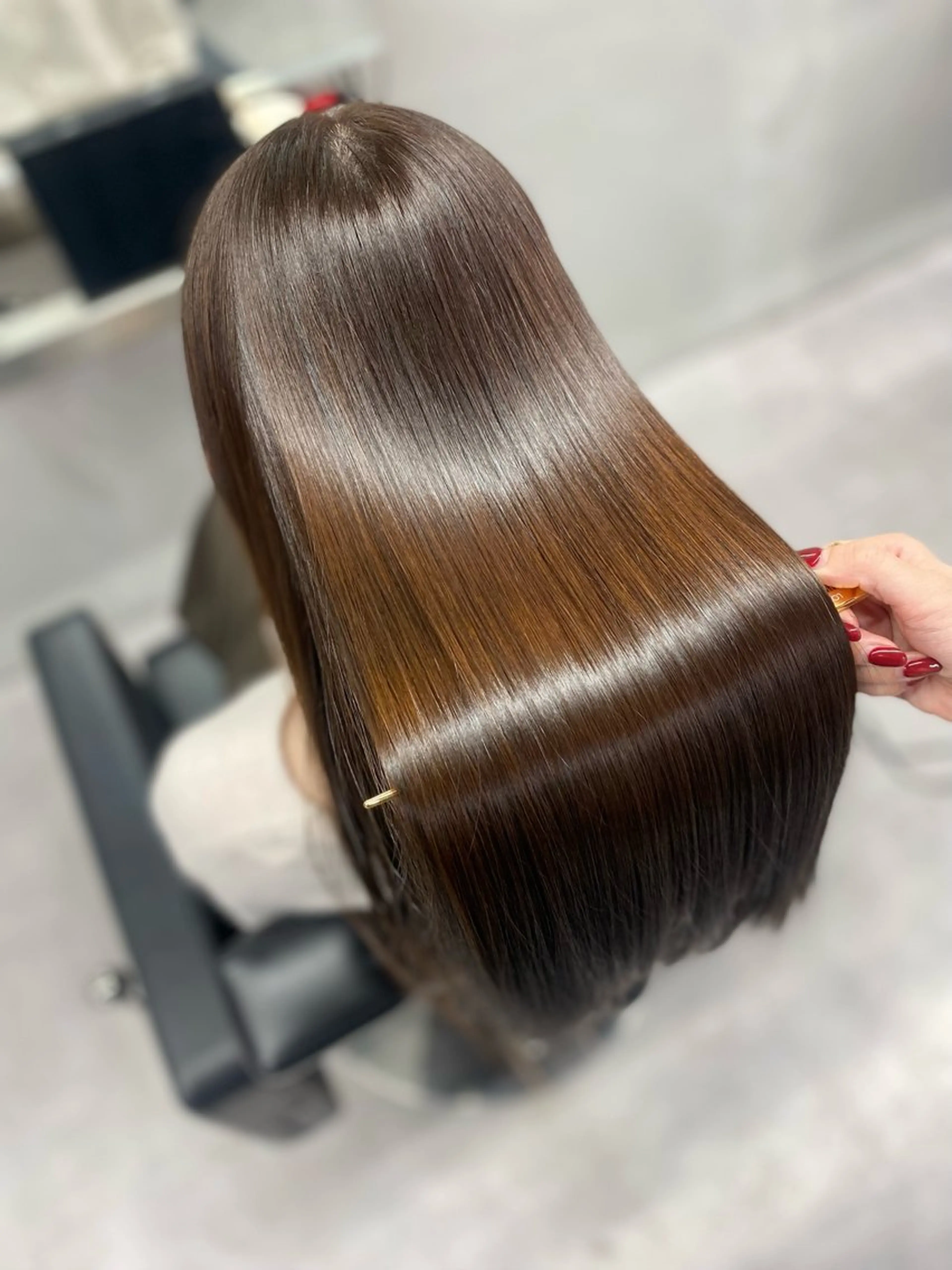 ロング トリートメント 艶髪/縮毛矯正 🫧辻野海羽のヘアスタイル