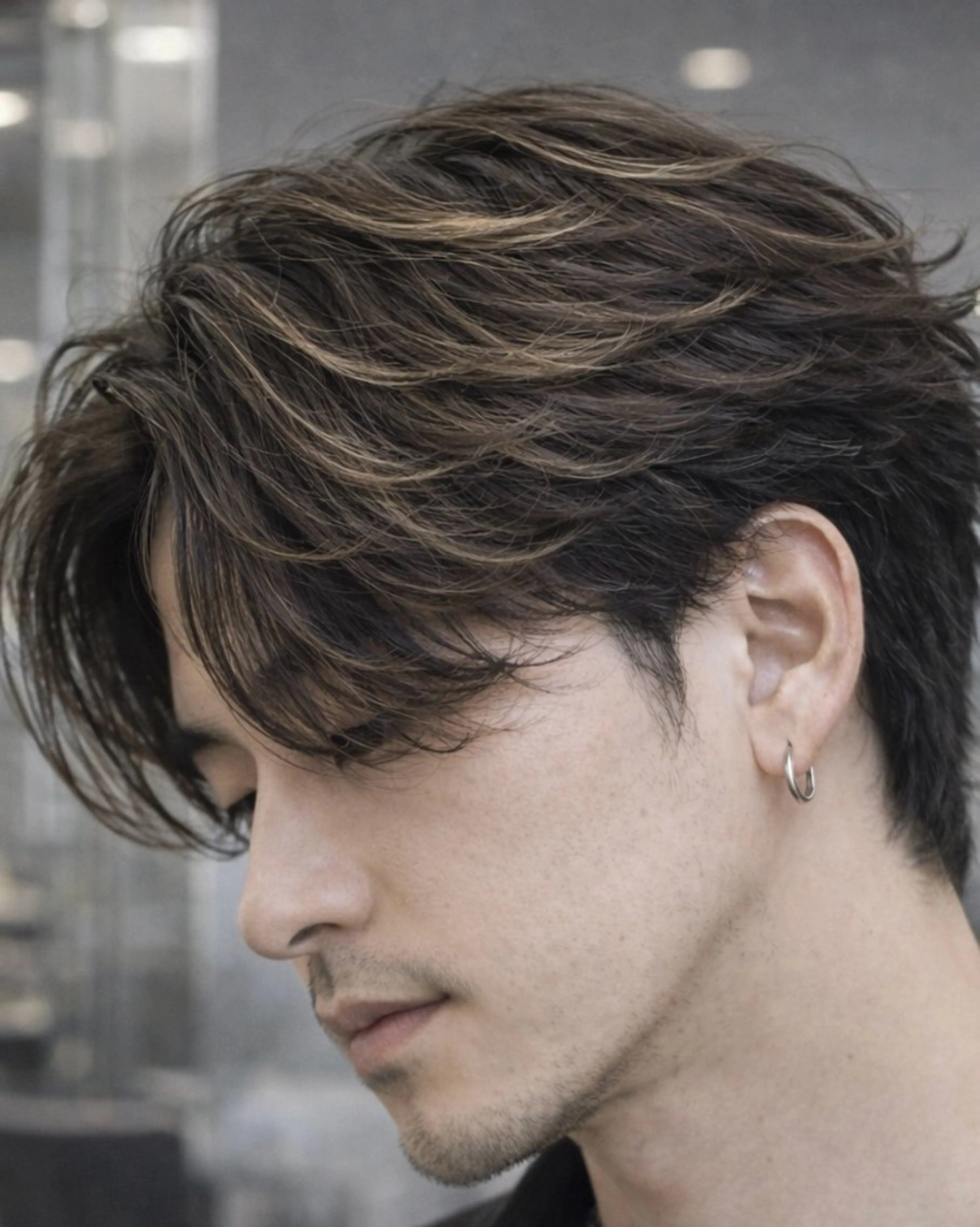 【メンズ限定】メンズカット+ハイライトカラーの写真