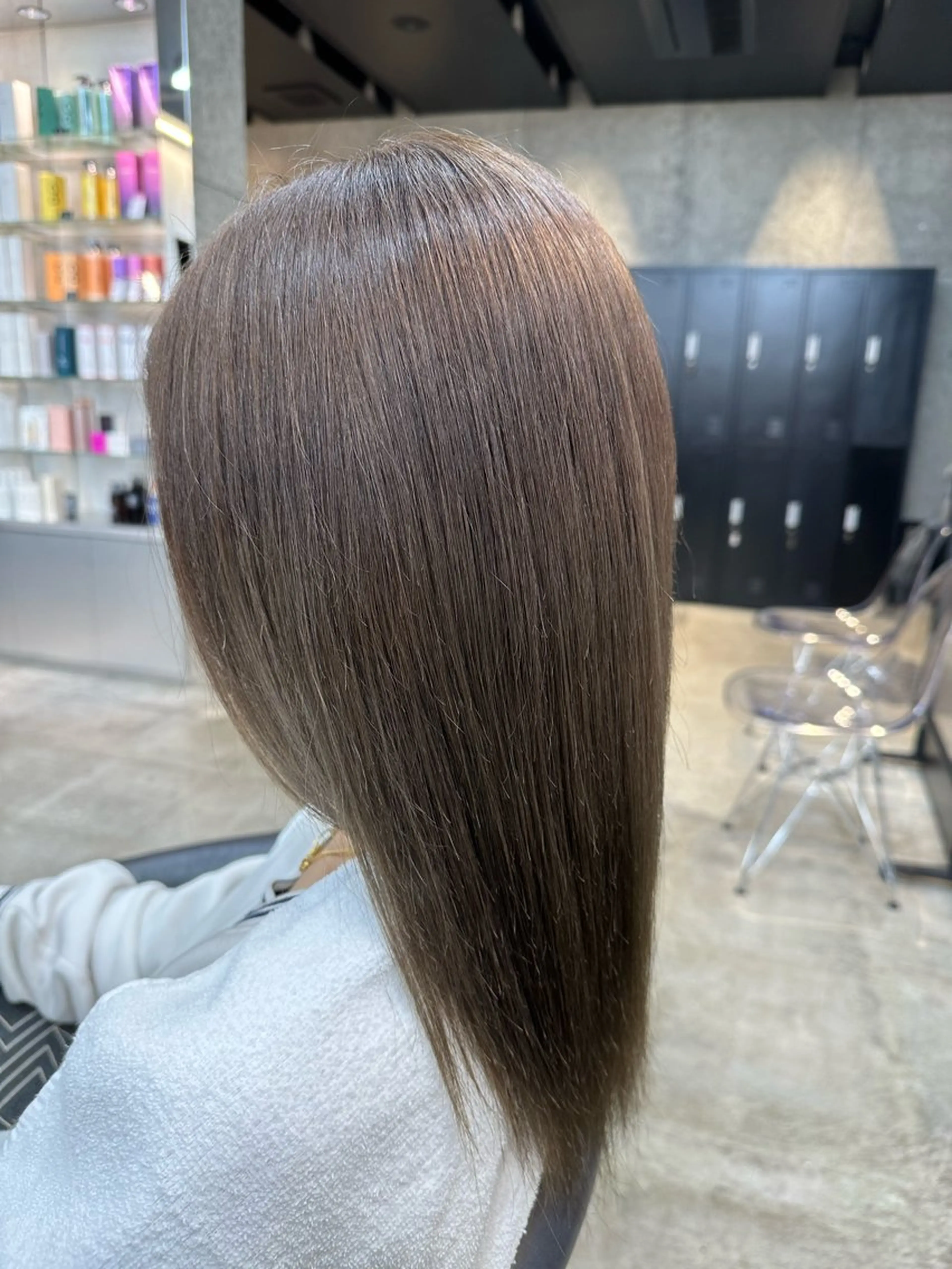 セミロング カラー 透明感カラー 髪質改善/艶髪様 🍎豊田修太郎のヘアスタイル