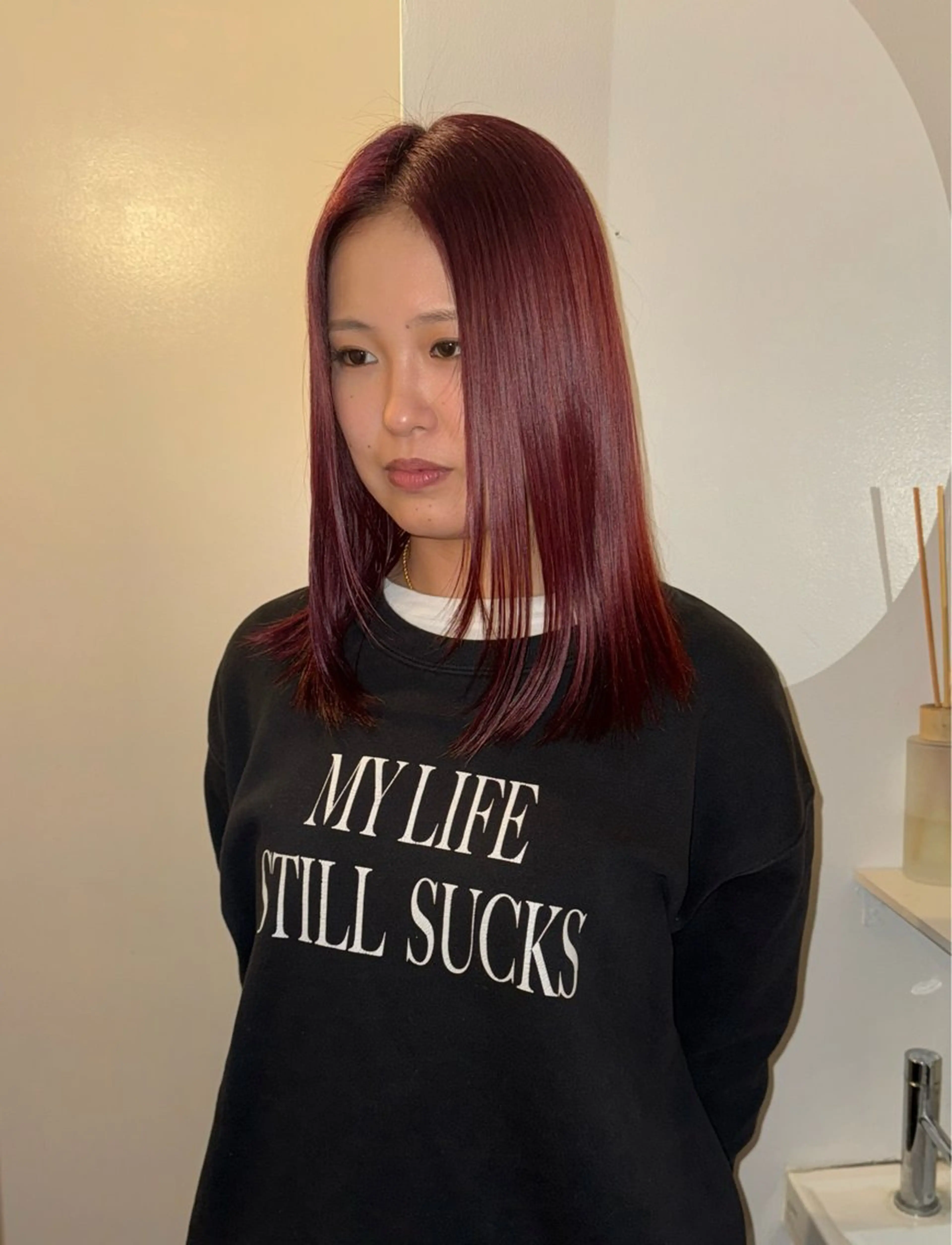 セミロング 海外風/暖色🧡 /Unaのヘアスタイル