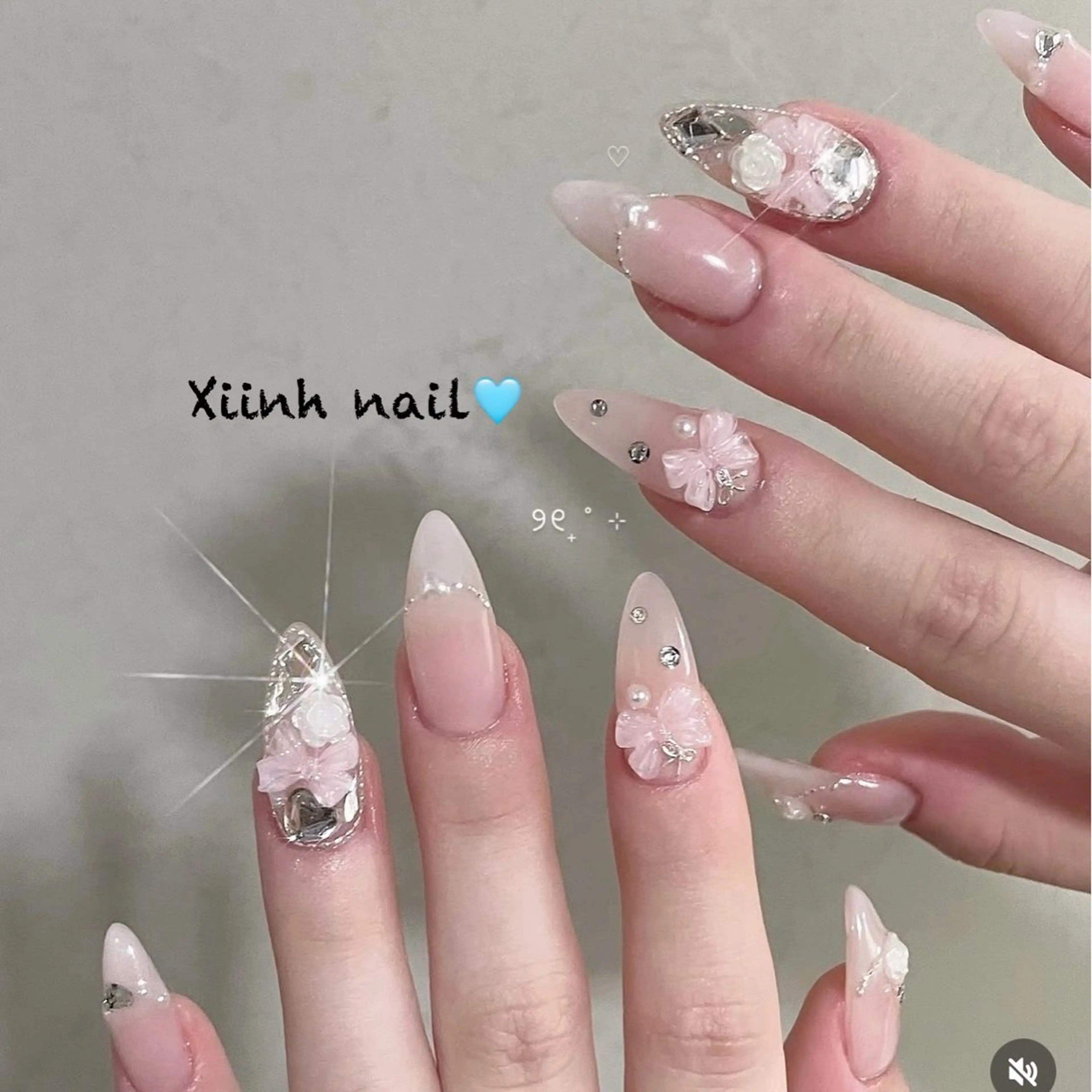 ネイル チークネイル 桜ネイル フットネイル ジェルネイル ハロウィン XIINH NAIL SALONのネイルデザイン