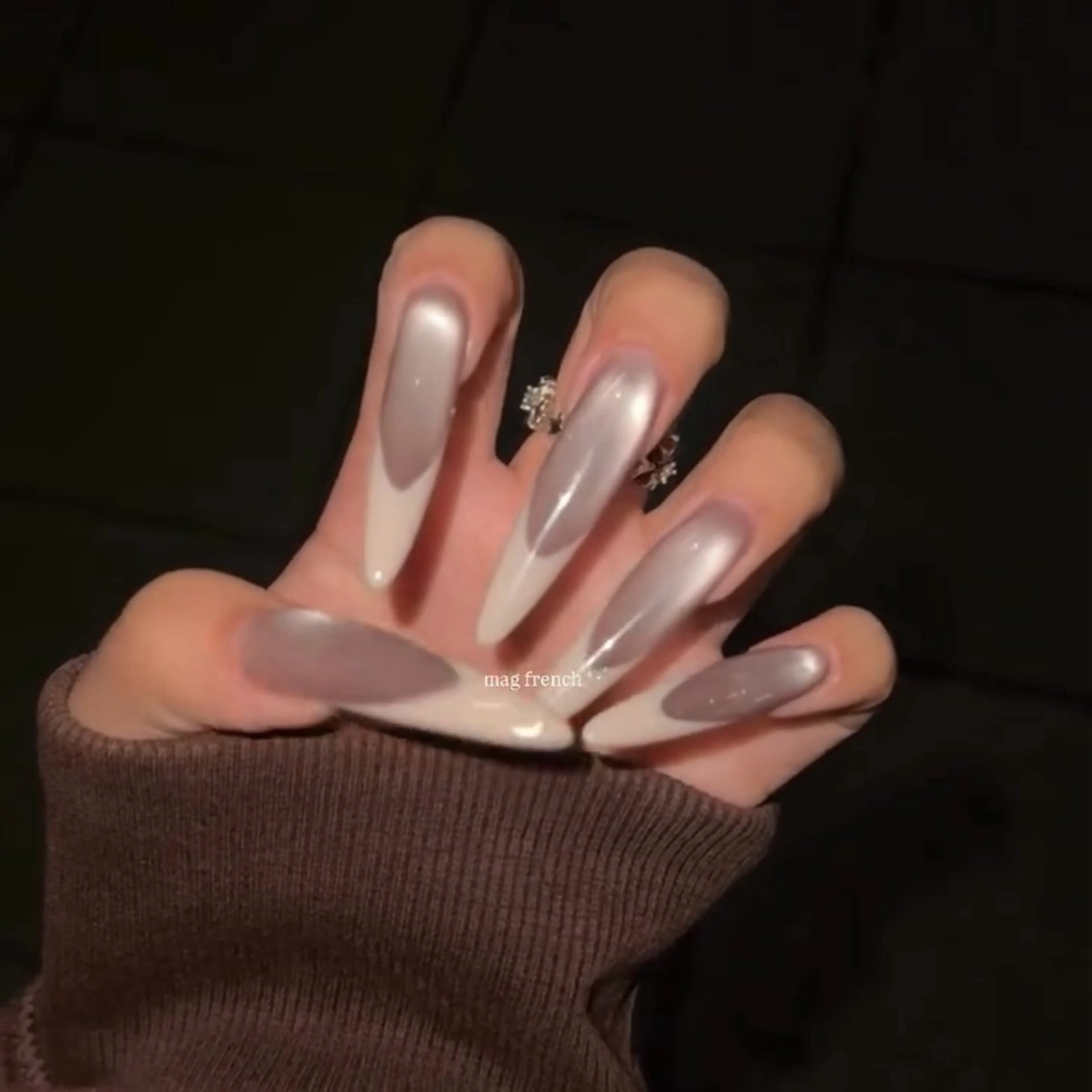 フレンチネイル🩰￥6600→￥5500✧︎*。の写真