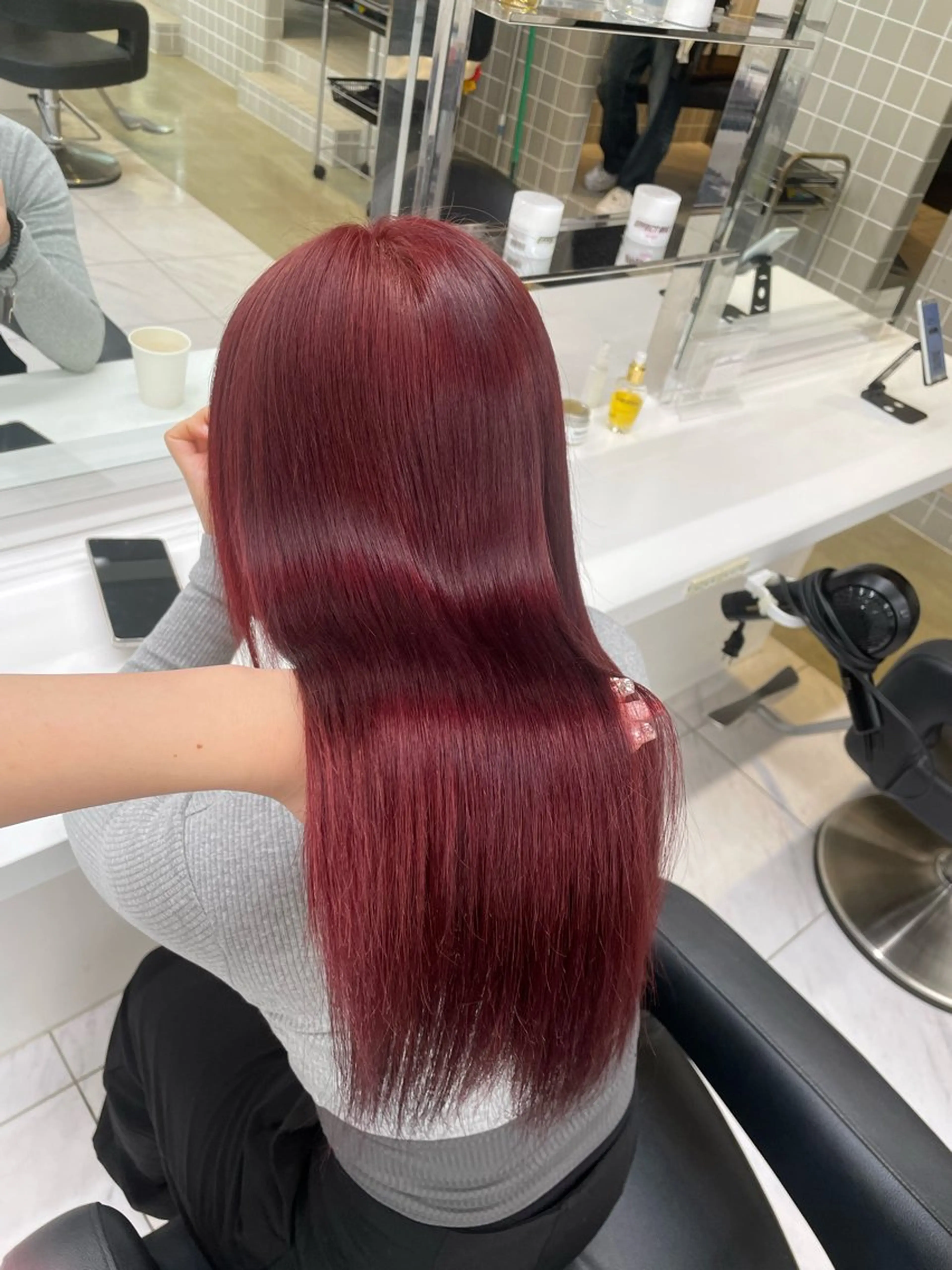 ロング カラー ヘアアレンジ ヘアカラー トリートメント ヘアセット 💗横浜美容室 💗HARUNAのヘアスタイル