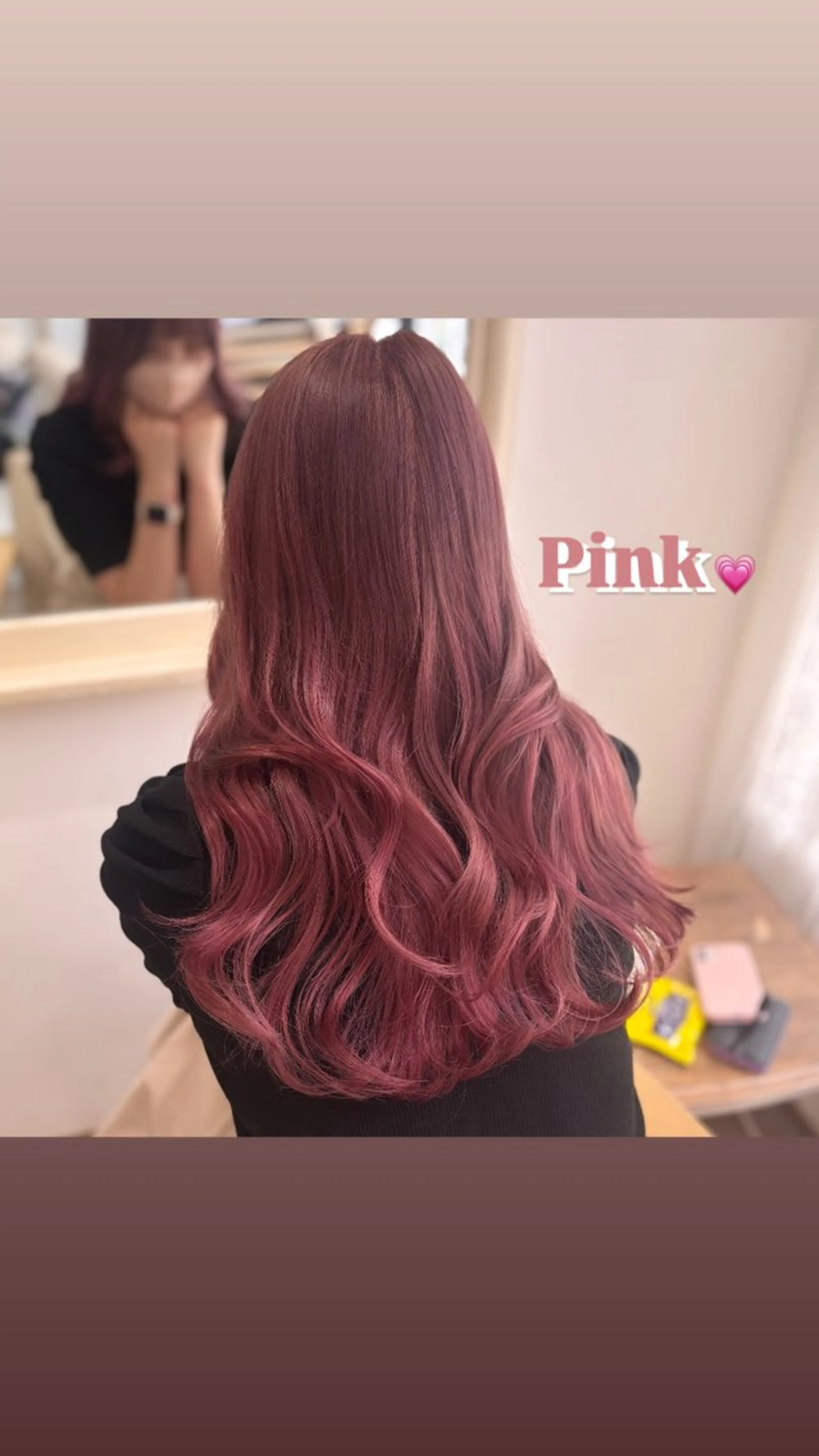 ロング ヘアカラー 美容室ORIKA AI レイヤーカットのヘアスタイル