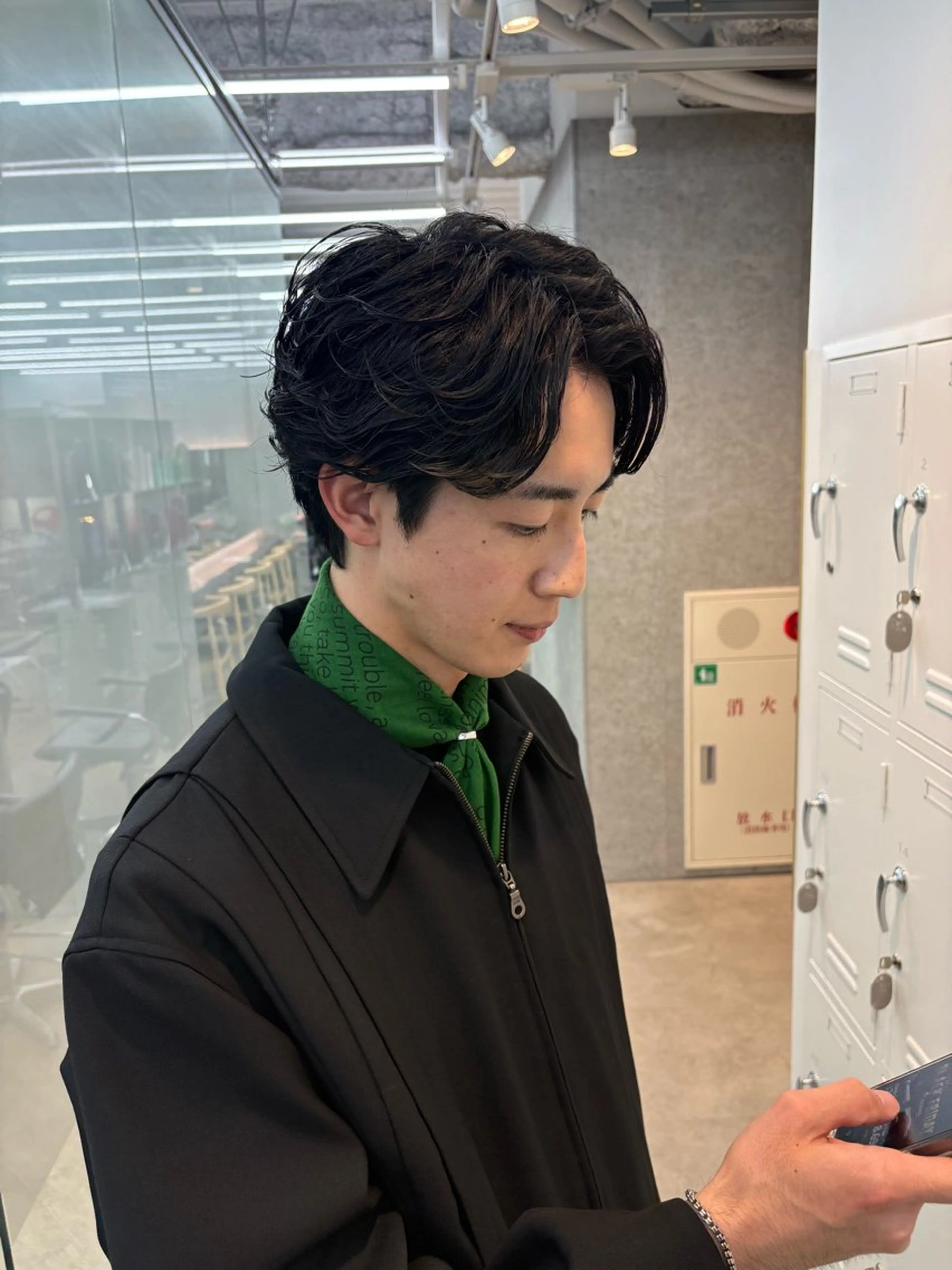 パーマ メンズ パーマ 🌀toa/波巻き✨ /メンズパーマ／栄のヘアスタイル