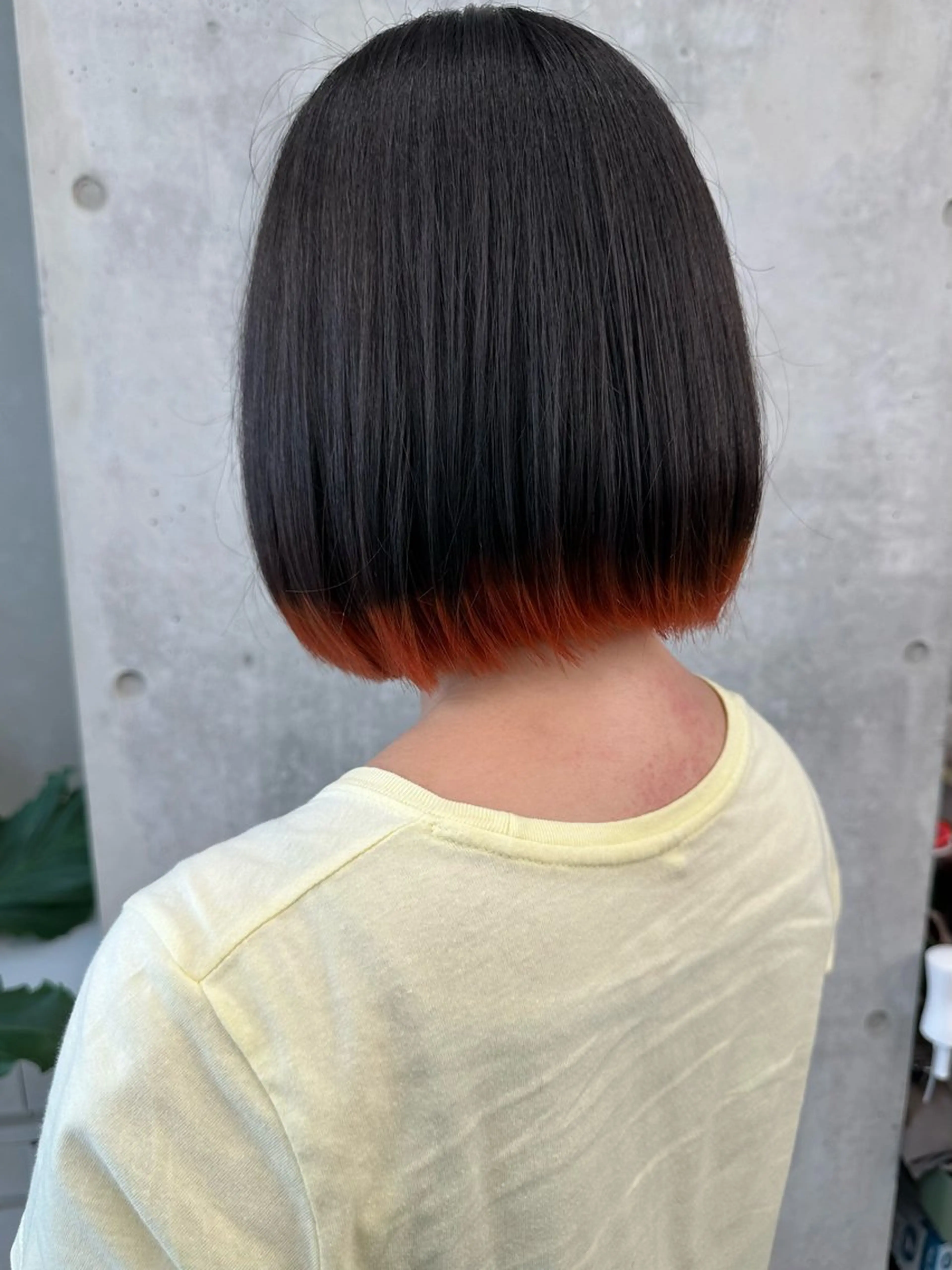 ミディアム カラー カット ヘッドスパ ボブ/ゆるふわ ボブパーマ/とういのヘアスタイル