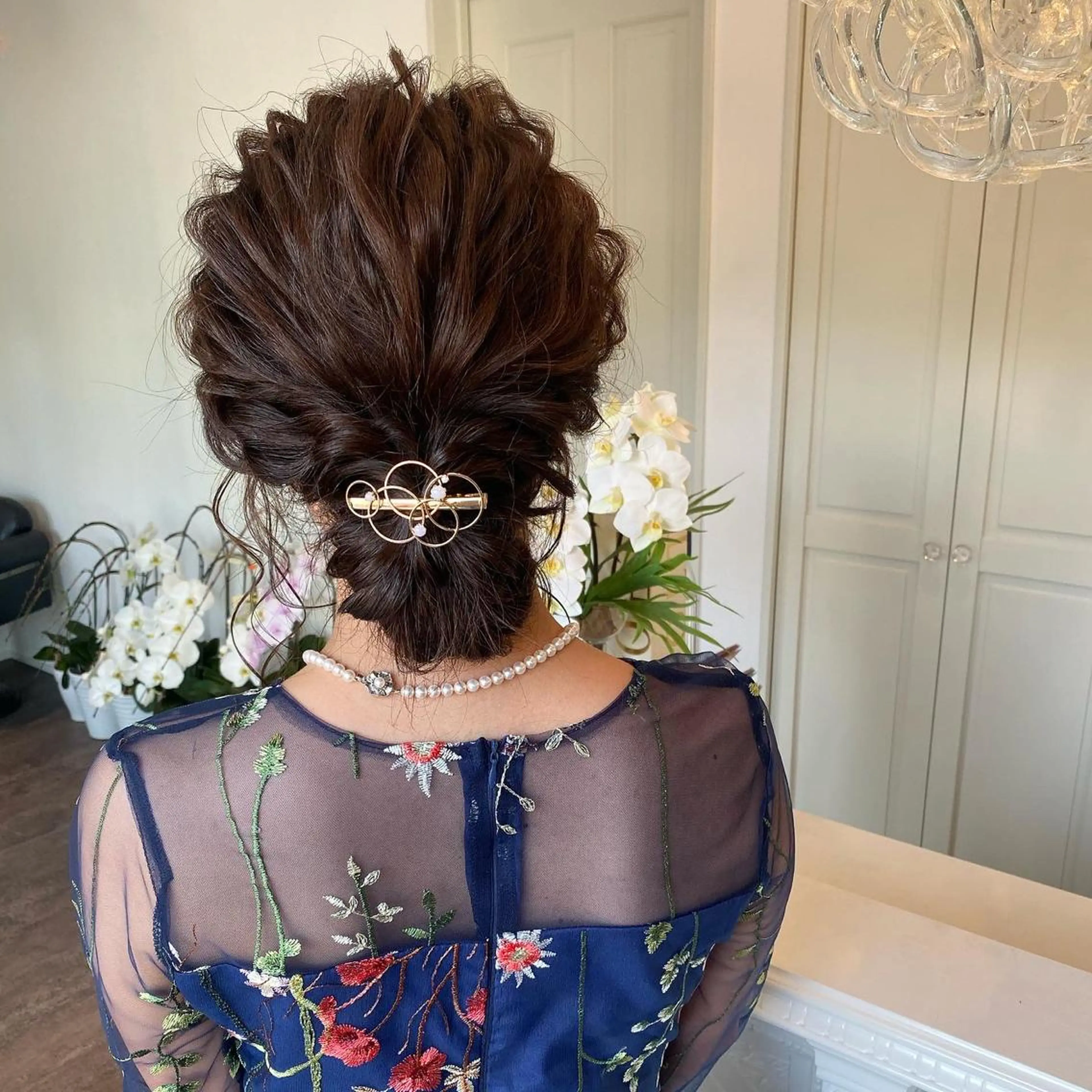 ロング ヘアセット 成松 勇治のヘアスタイル