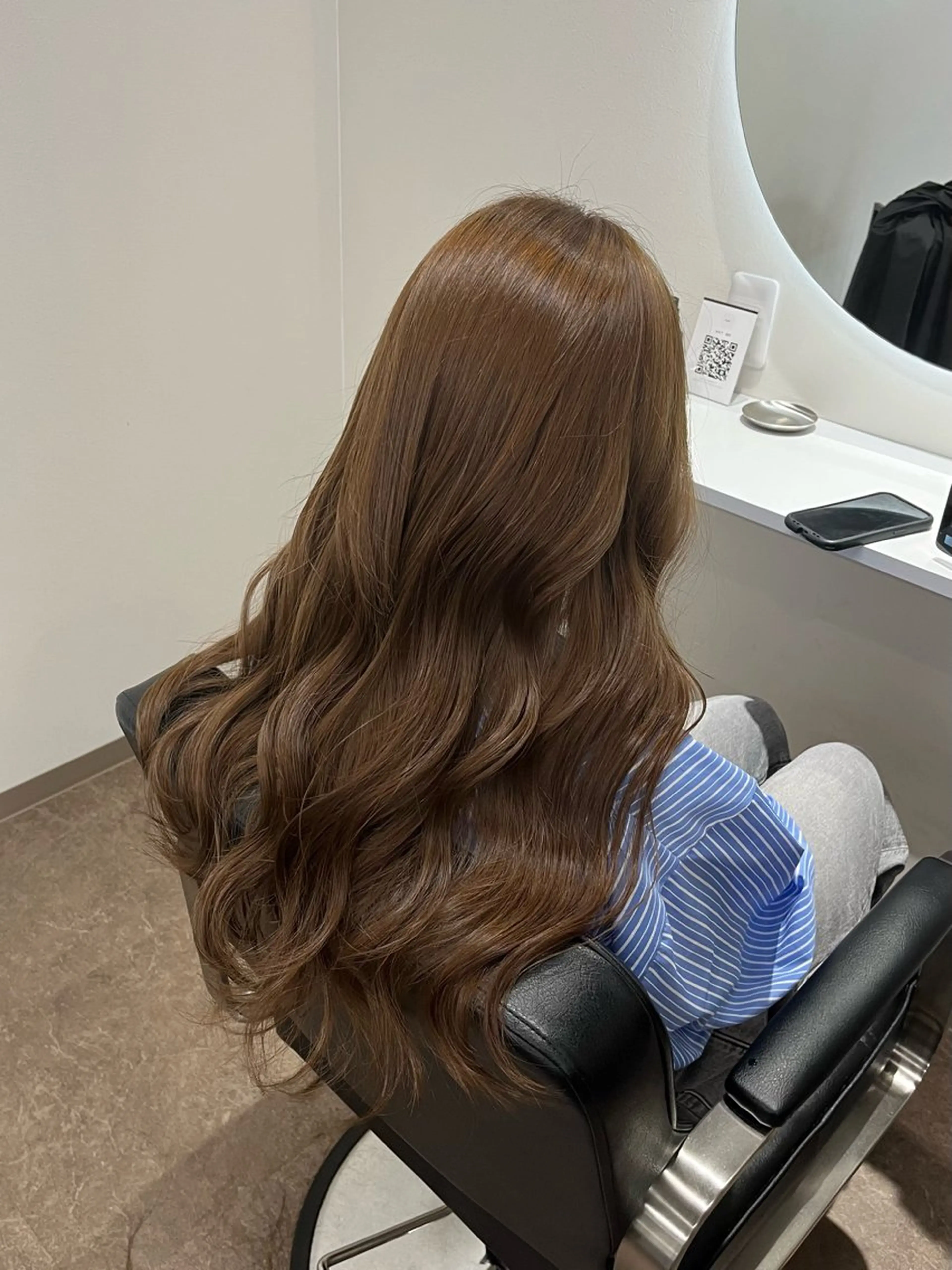 カラー ベージュカラー ブラウンカラー ヘアカラー トリートメント 本木下朋花/髪質 改善×ダブルカラーのヘアスタイル