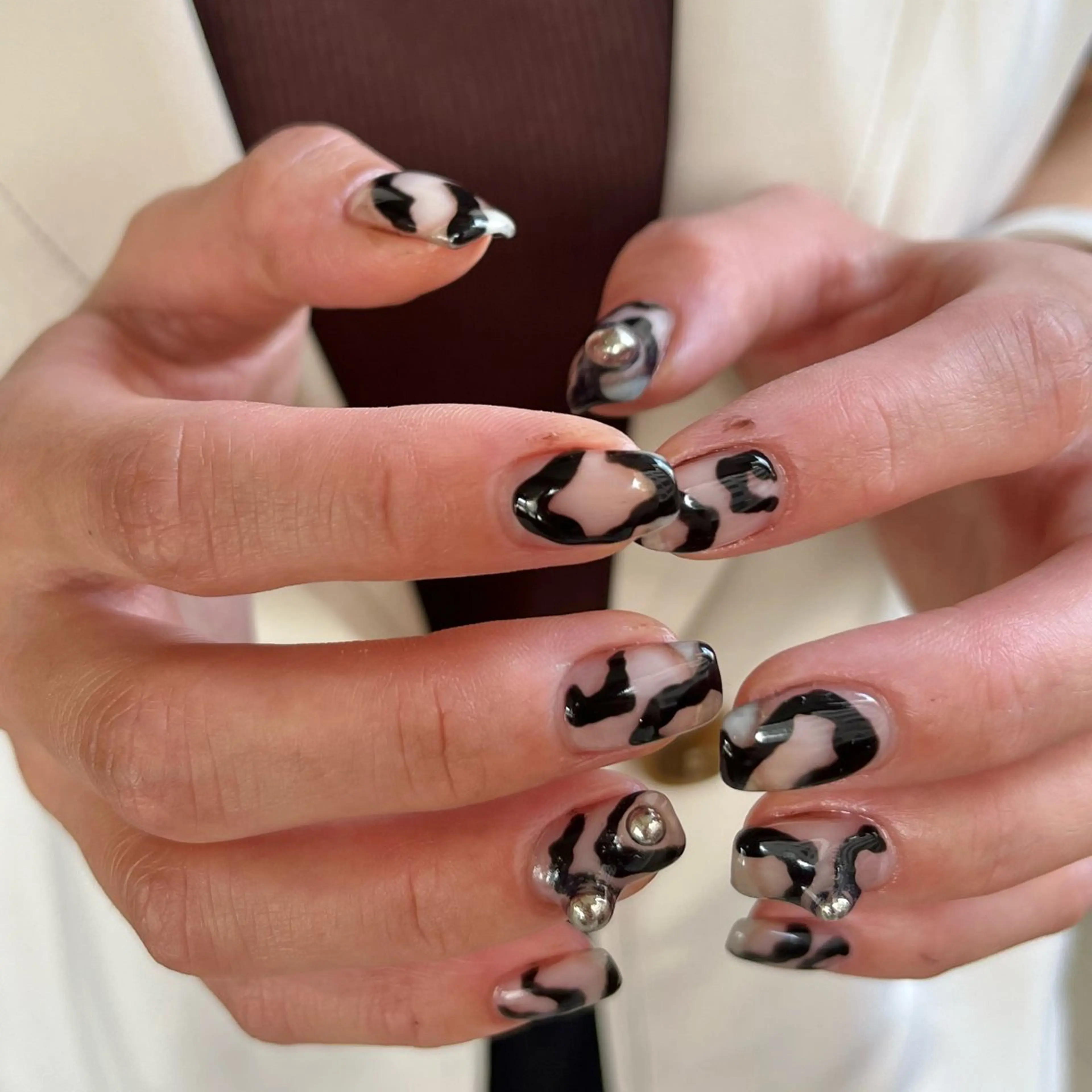 ネイル グリーン ハンドネイル vegh. nail／阿波座のネイルデザイン