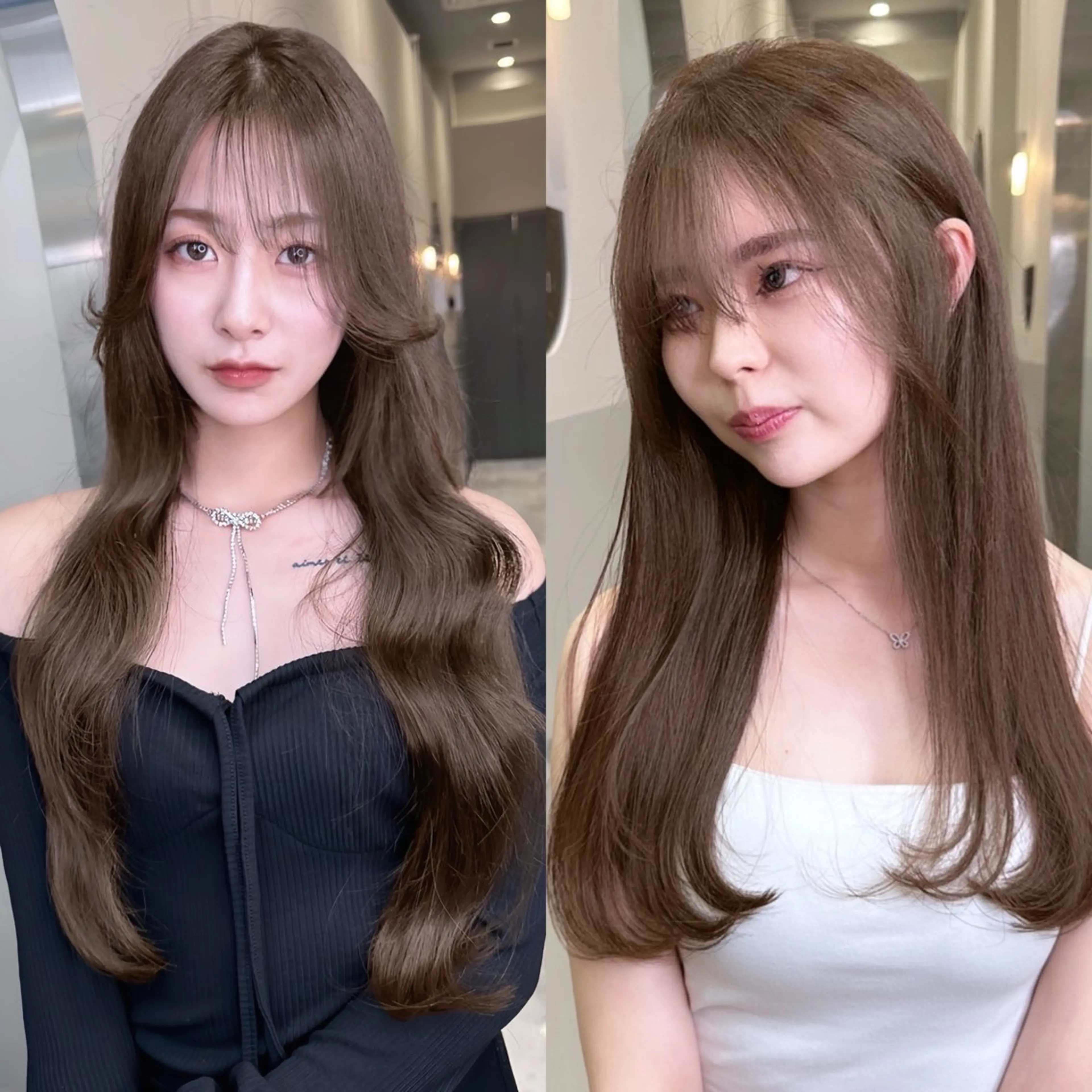 ロング カラー ダブルカラー🤍 髪質改善／原島のヘアスタイル