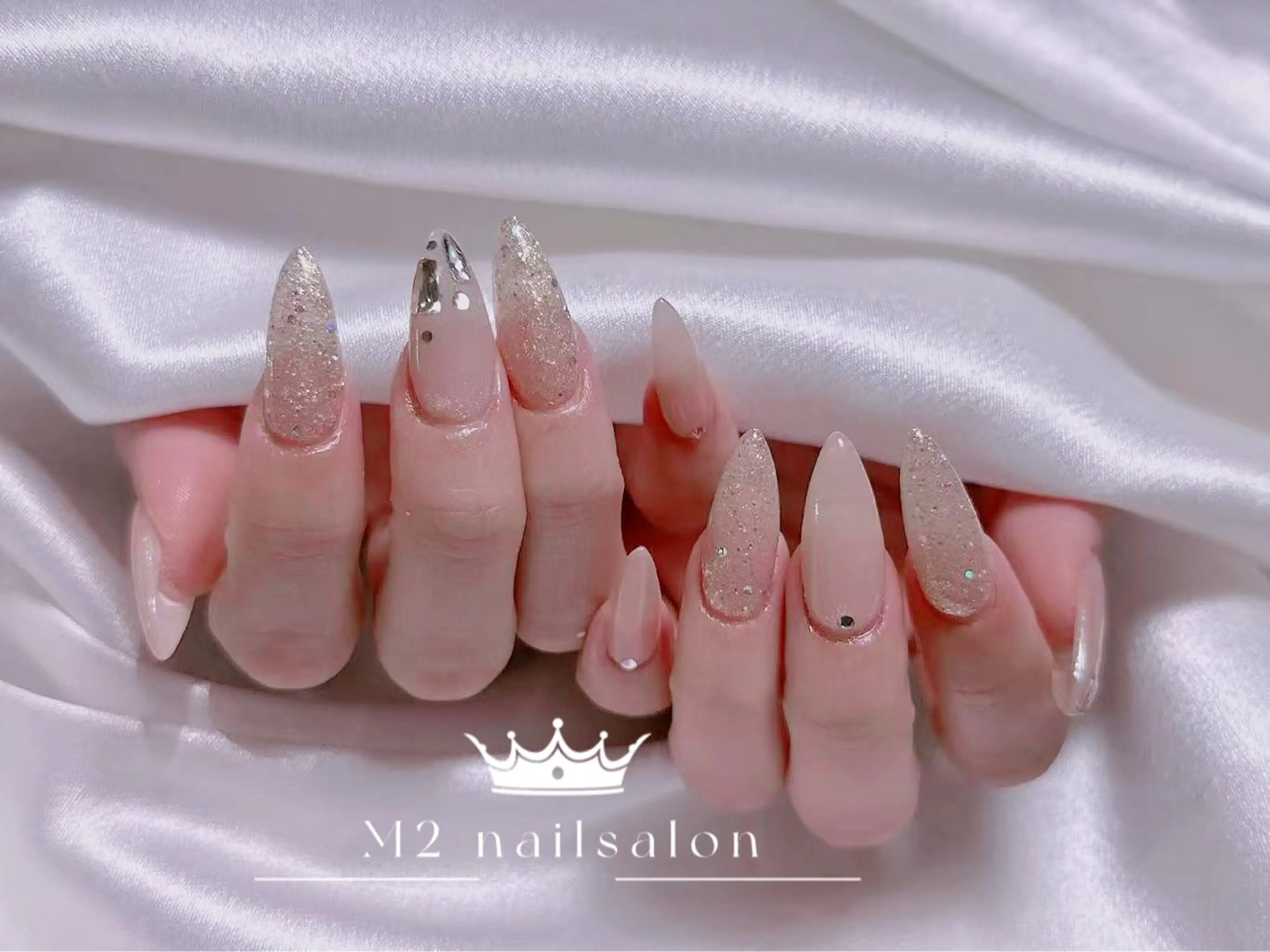 ネイル ハンドネイル 長さだし専門店 M2　rikaのネイルデザイン