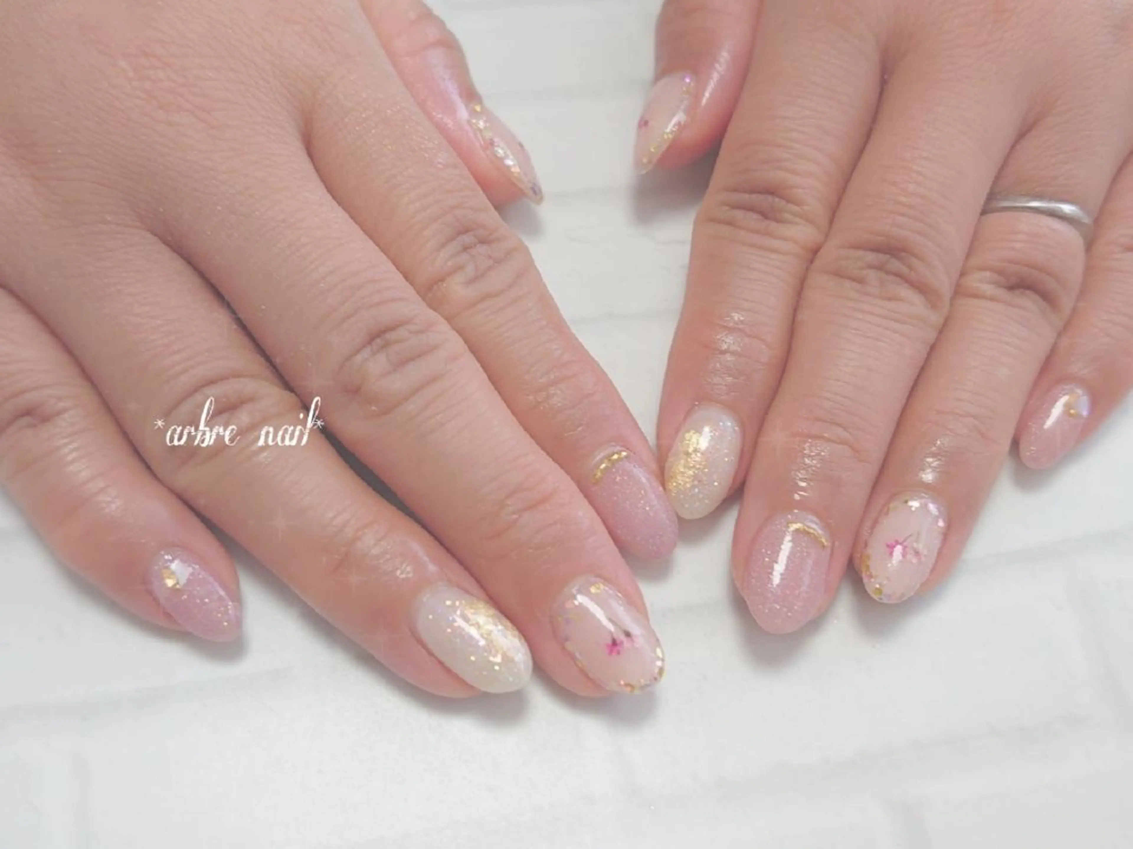 ネイル *arbre nail*.アーブルネイル所属・✯.。 arbre nail 。✯.のネイルデザイン