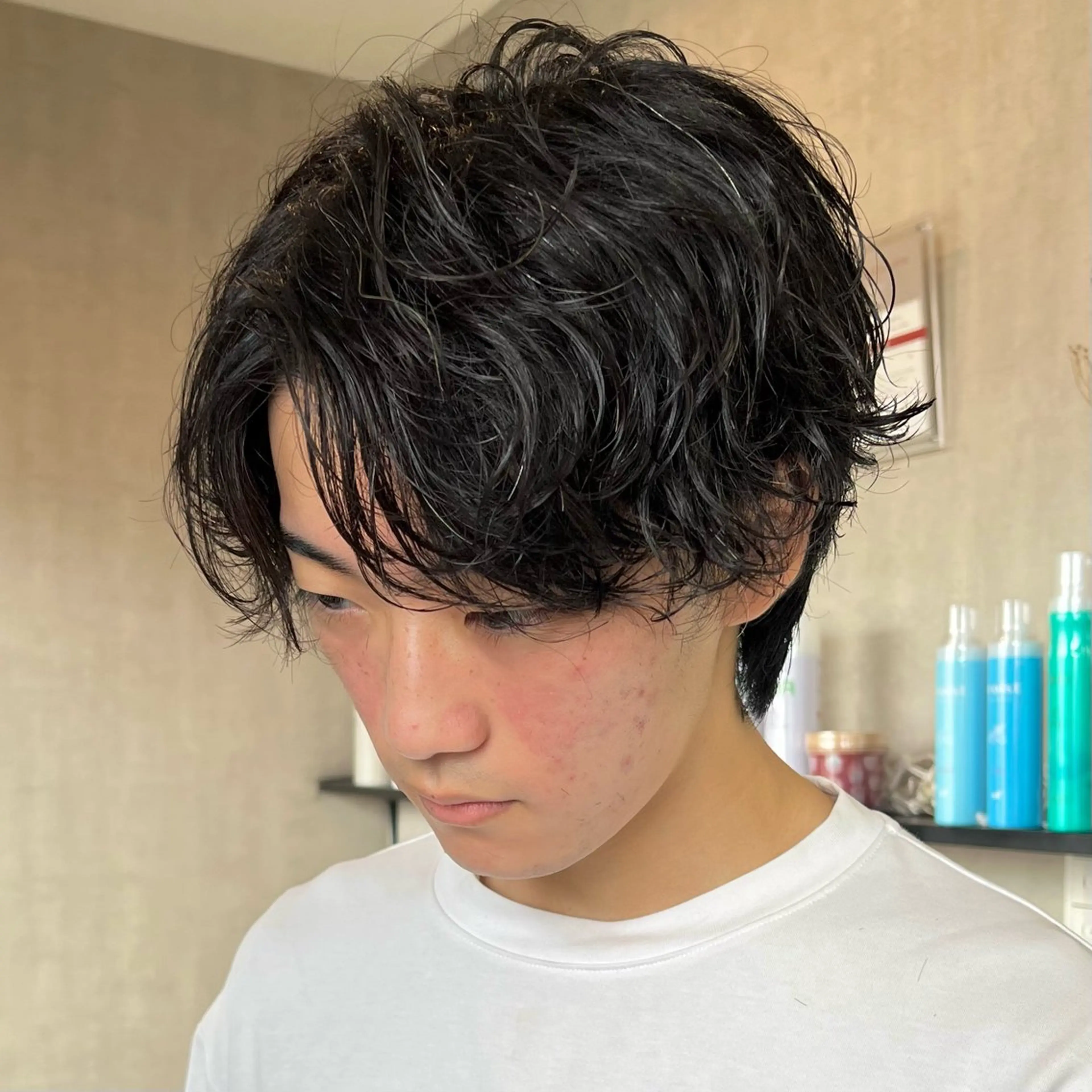 パーマ メンズ カット パーマ 💡似合わせのプロ 💡takutoのヘアスタイル