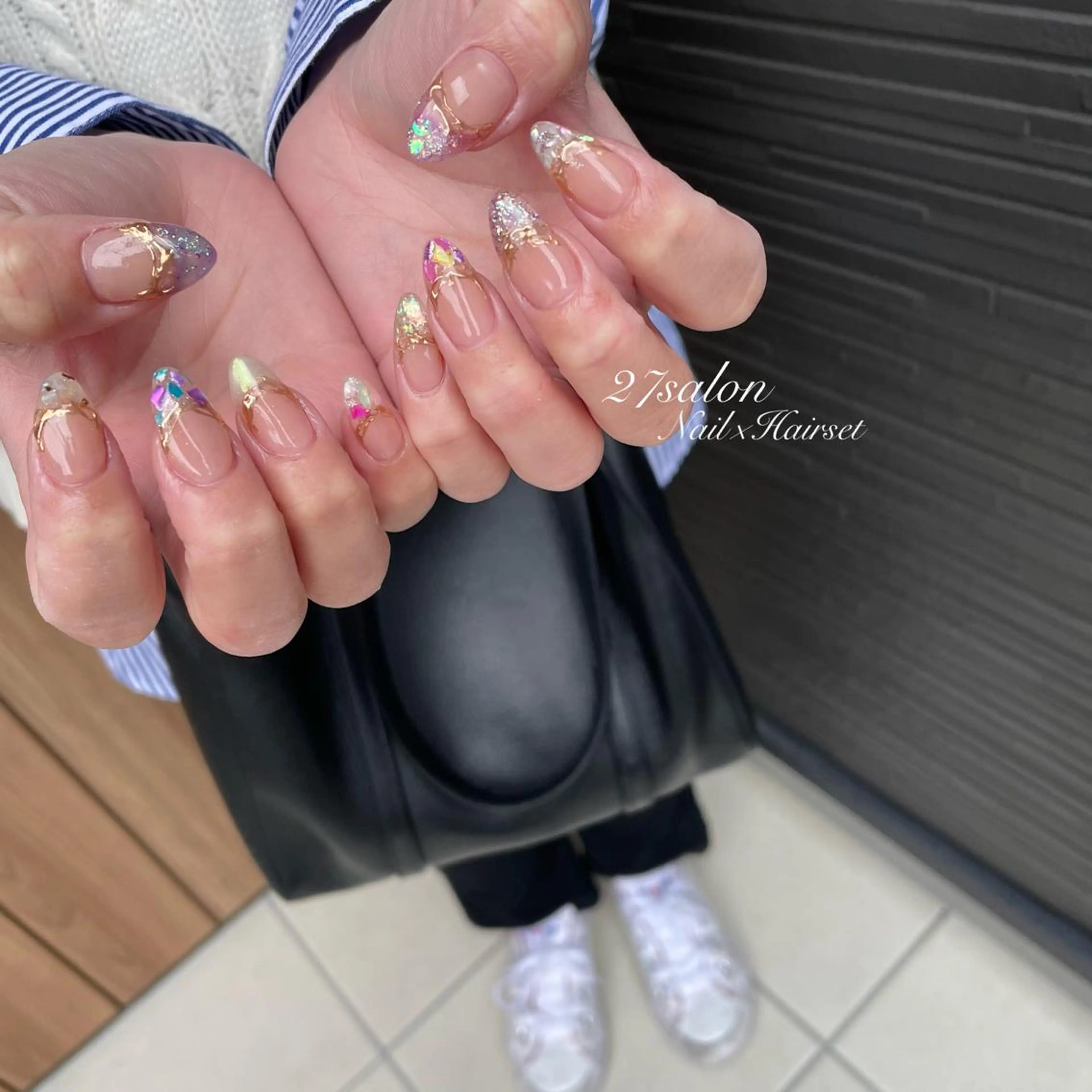 ネイル フレンチネイル 27salon yuinaのネイルデザイン