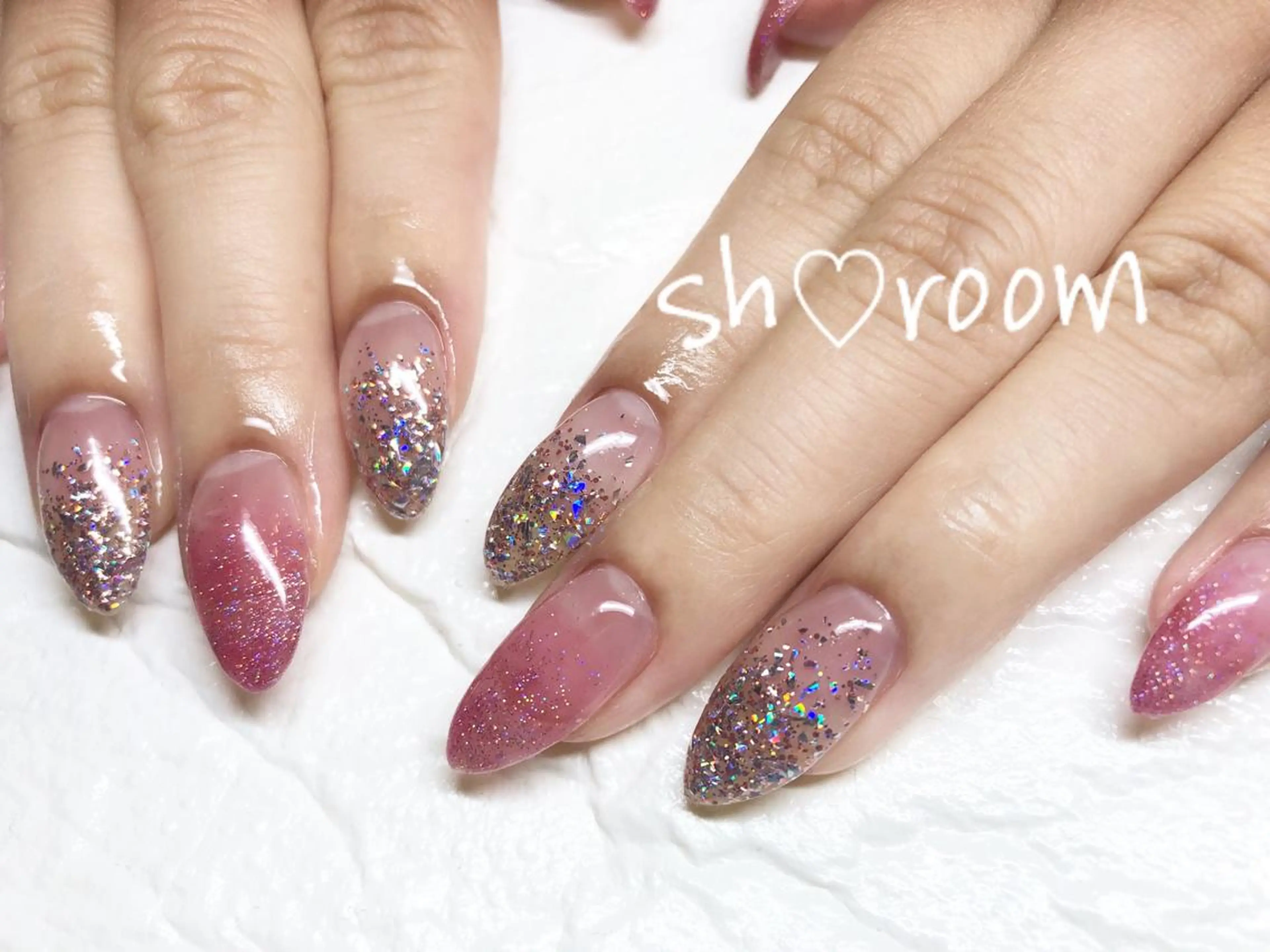 ネイル アートネイル フットネイル フレンチネイル グラデーション キラキラネイル Nail salon Ruuのネイルデザイン