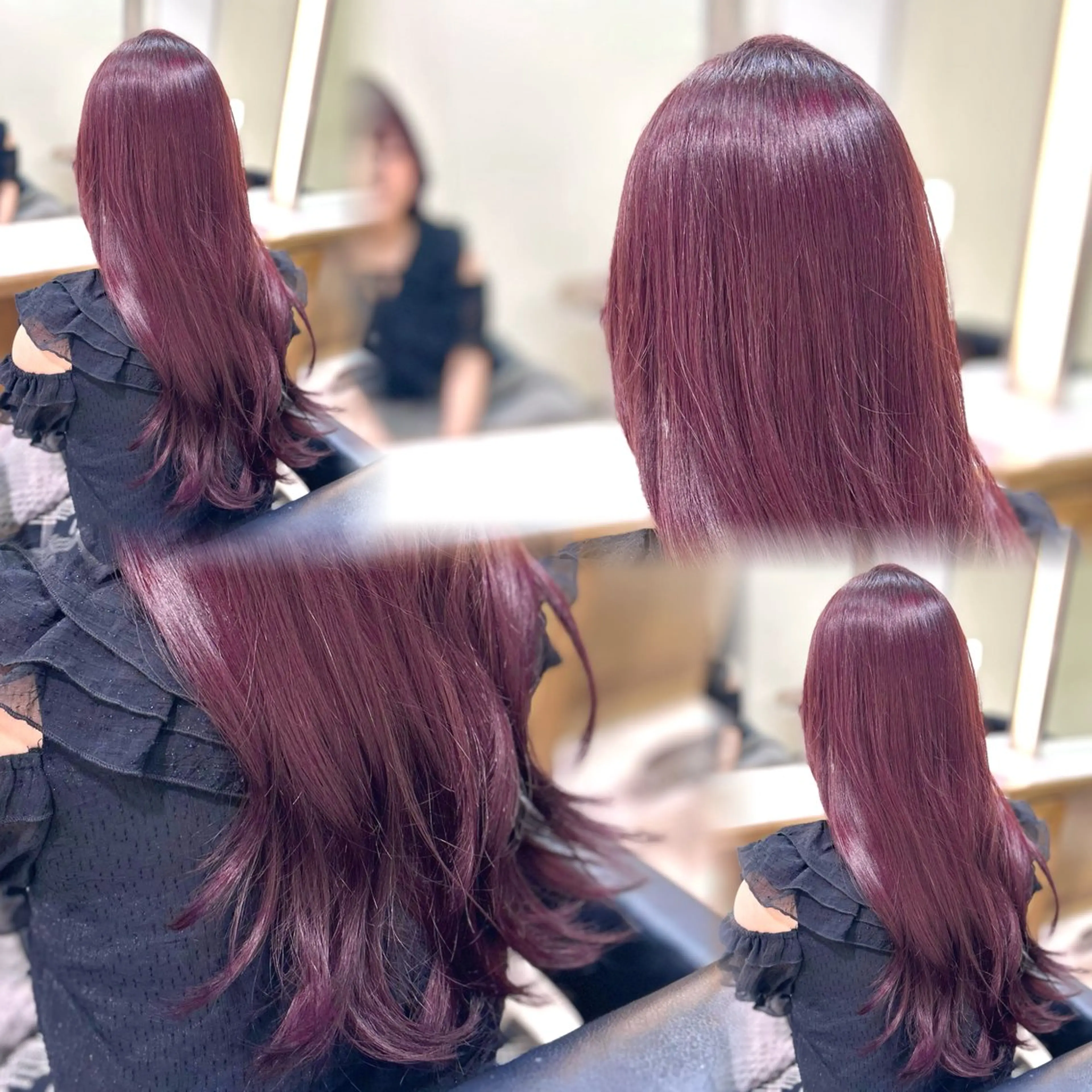 ロング カラー ヘアカラー 透明感カラー×レイヤ ー🧊横田 冴のヘアスタイル