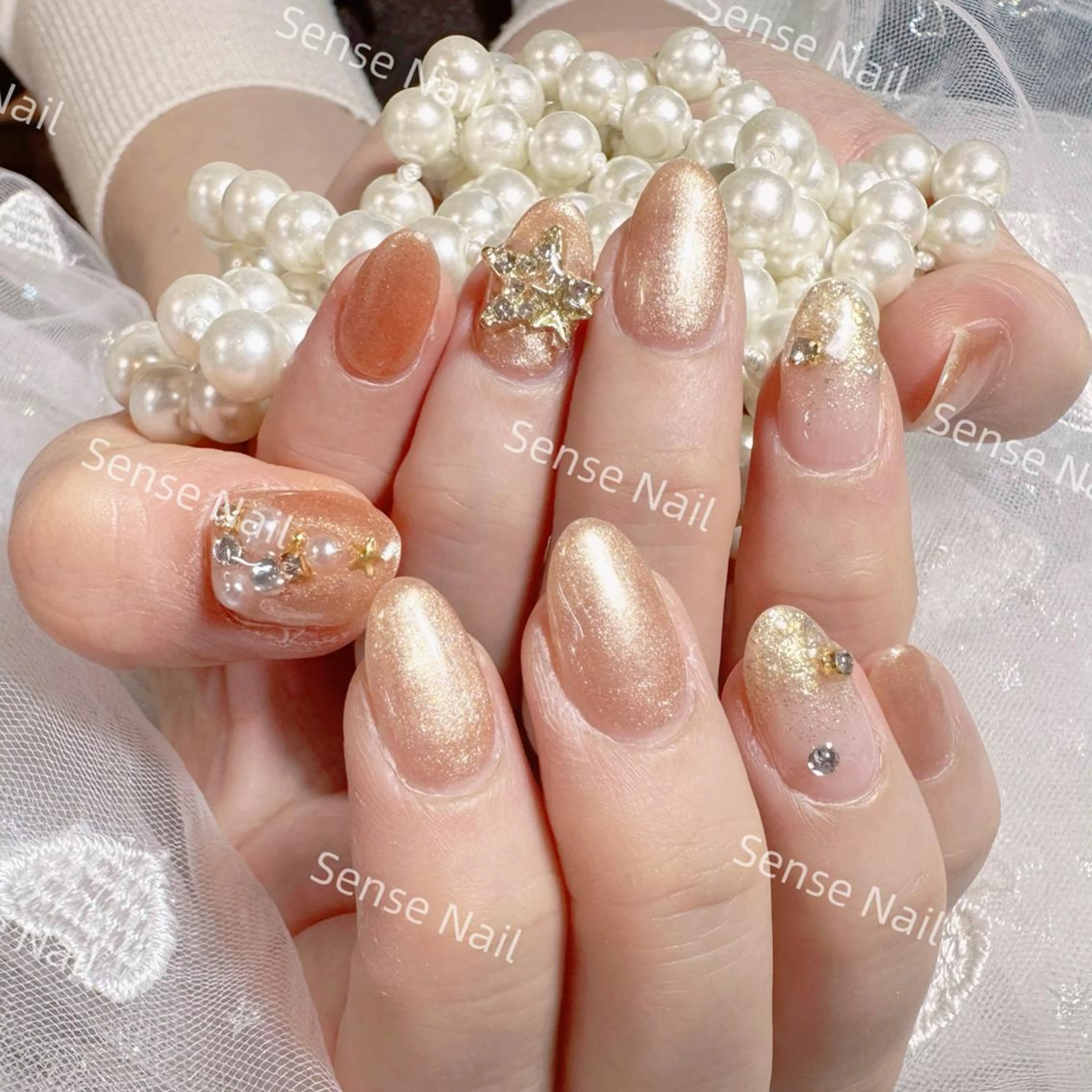 ネイル ハンドネイル Bunny 🐰のネイルデザイン