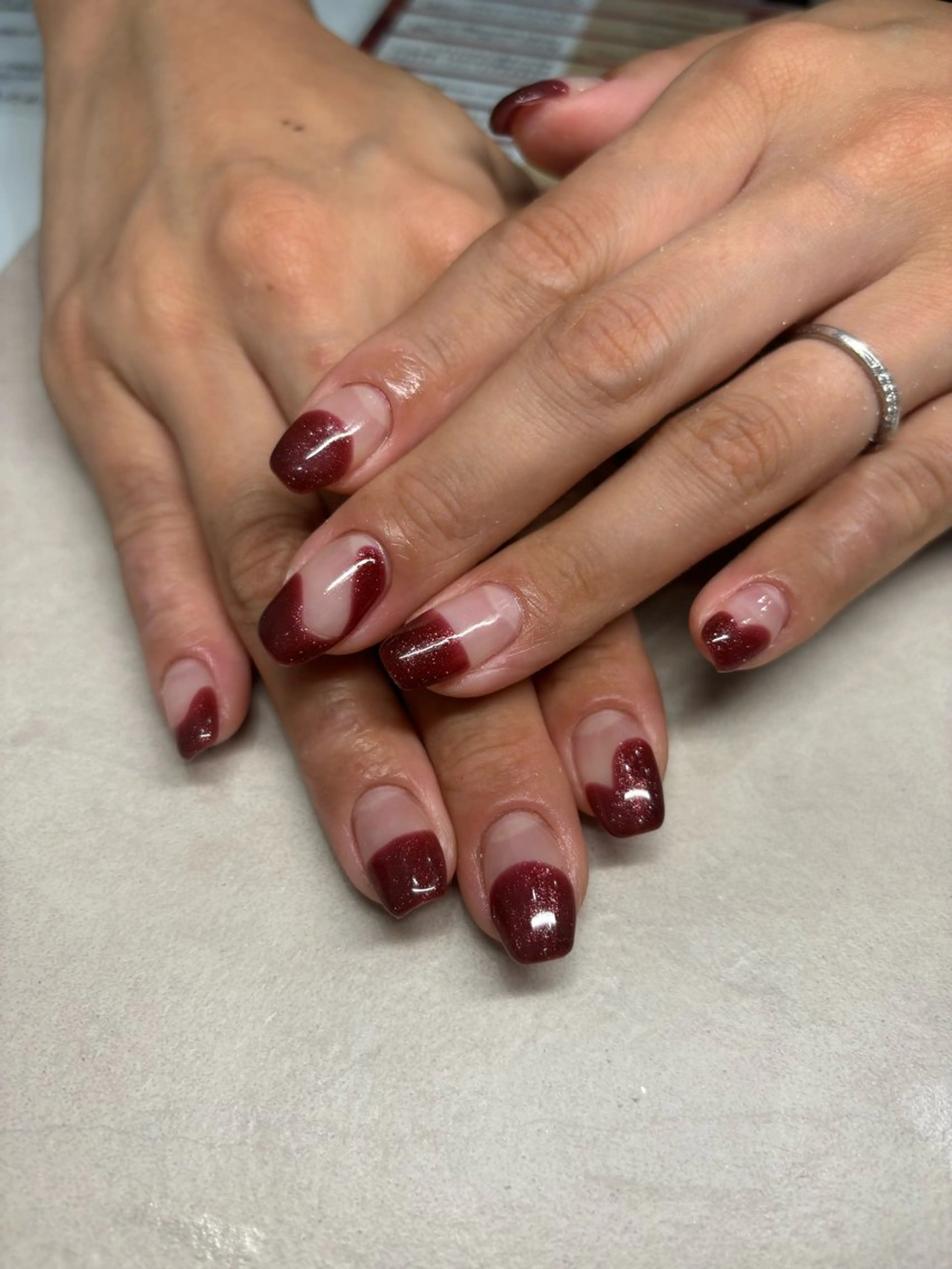 ネイル フレンチネイル ハンドネイル Lico Ryoのネイルデザイン