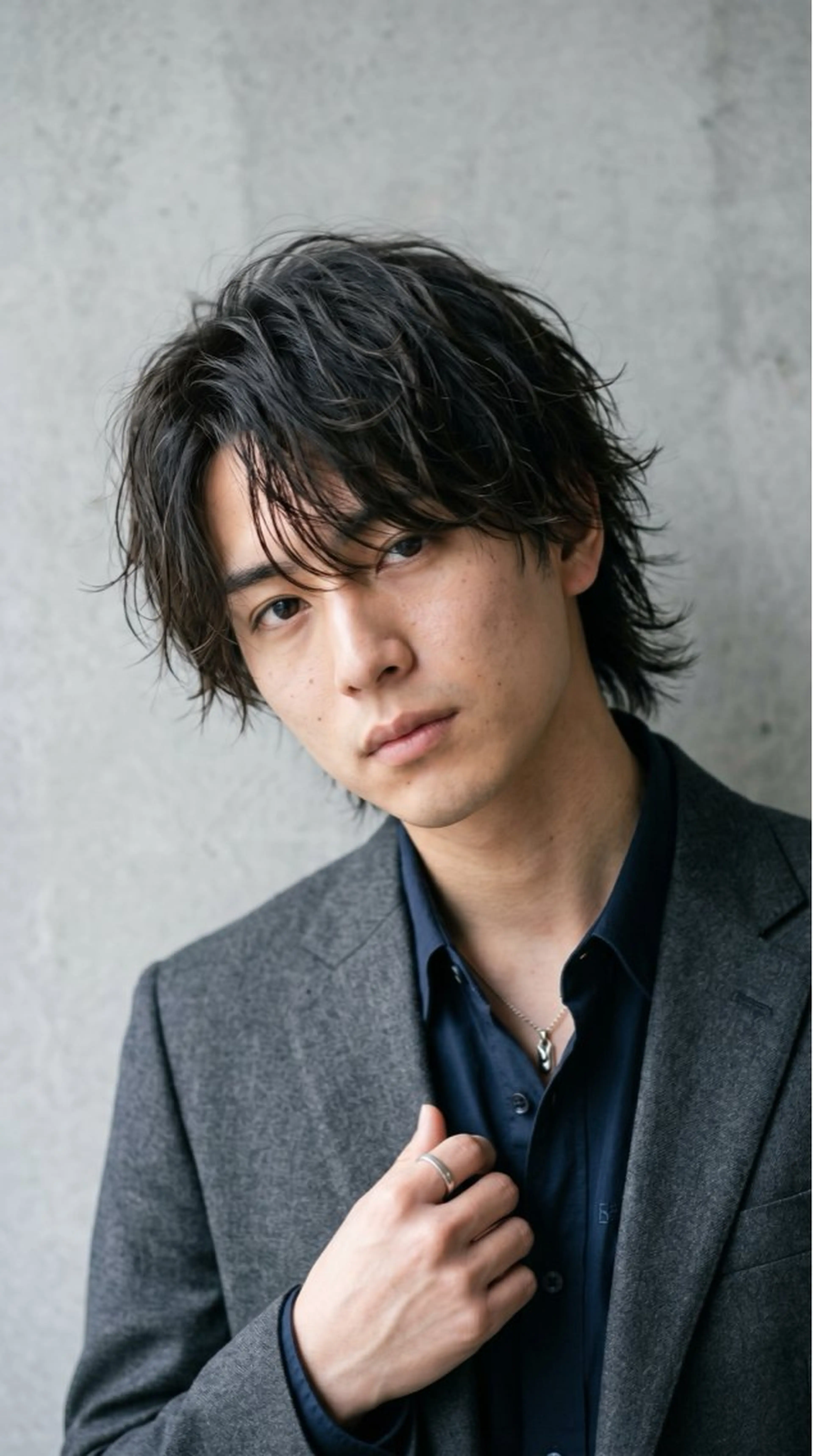 ミディアム パーマ メンズ マッシュウルフ マッシュ メンズウルフカット 似合わせカット ウルフカット カット パーマ トリートメント 🔮メンズ縮毛矯正 メンズパーマ💎竹永のヘアスタイル