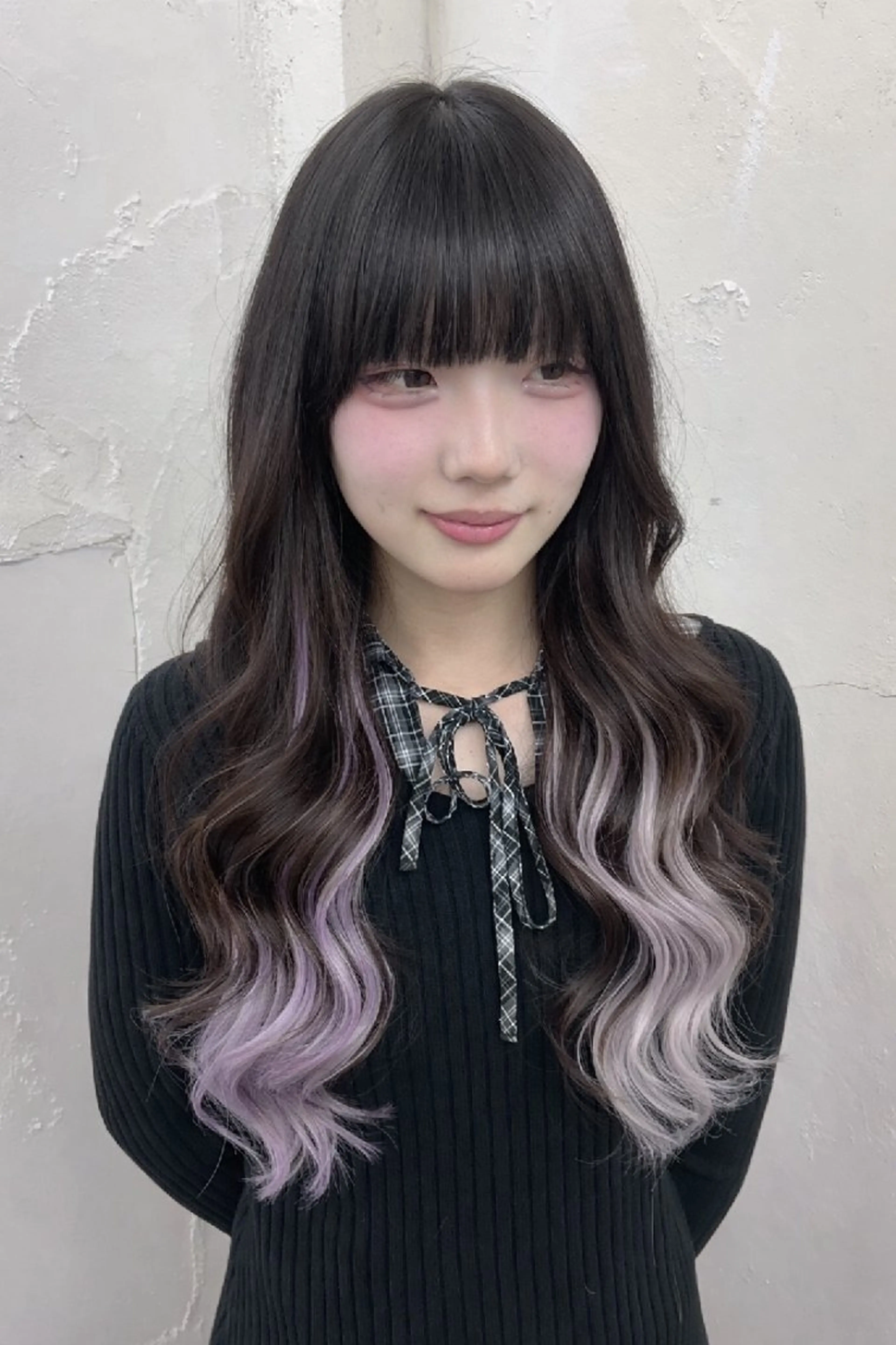 ロング カラー シールエクステ ブリーチ ダブルカラー ハイトーンカラー エクステ ヘアカラー エクステ ベルグロー アルファのヘアスタイル