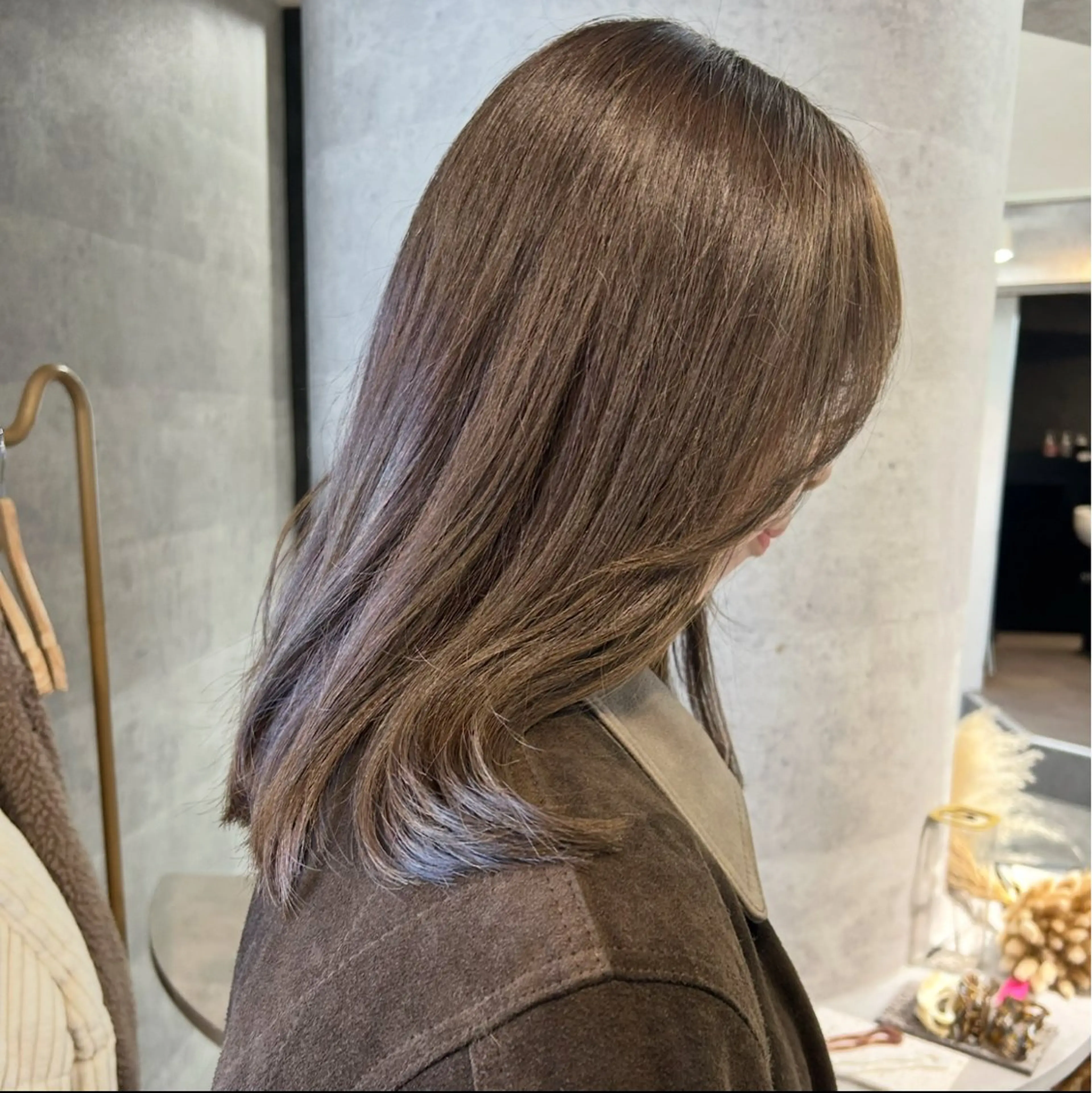 セミロング カラー カット ヘアカラー トリートメント 外国人風ヘア/ 髪質改善/ayacaのヘアスタイル