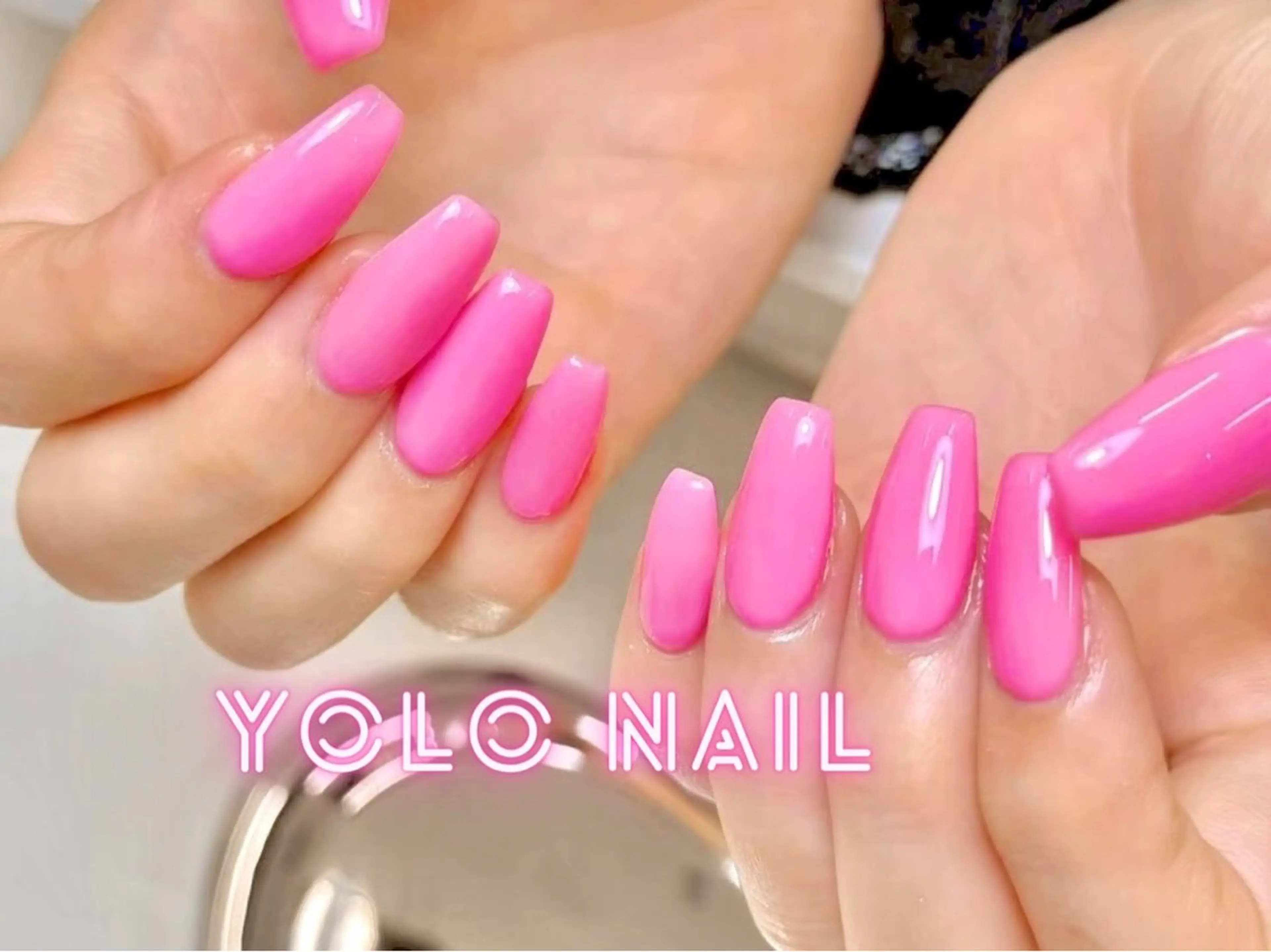 ネイル ワンカラーネイル YOLONAIL心斎橋店所属・田本 和音のネイルデザイン