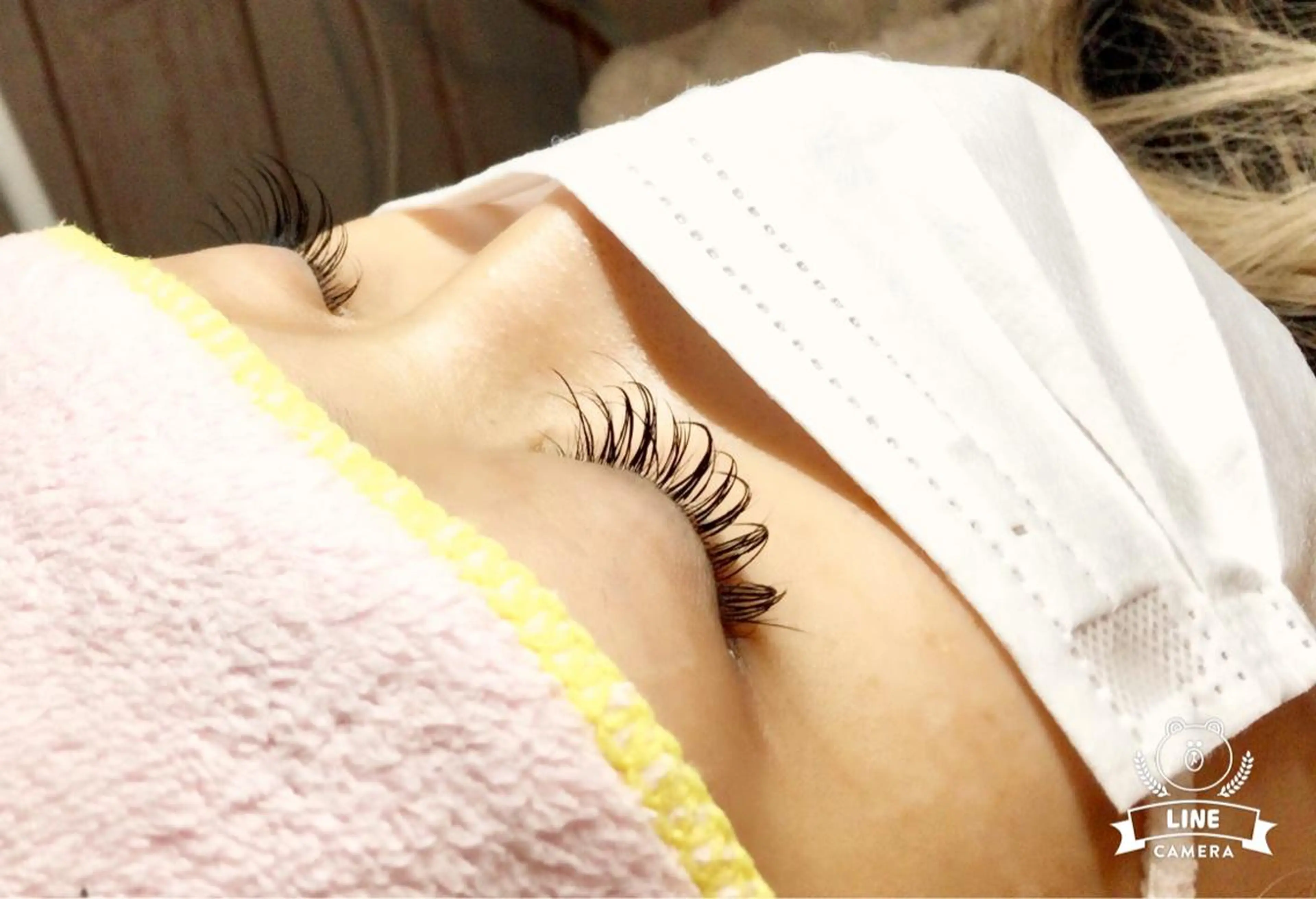 マツエク・マツパ 束感まつ毛 フラットラッシュ Orange  Camelのマツエク・マツパデザイン