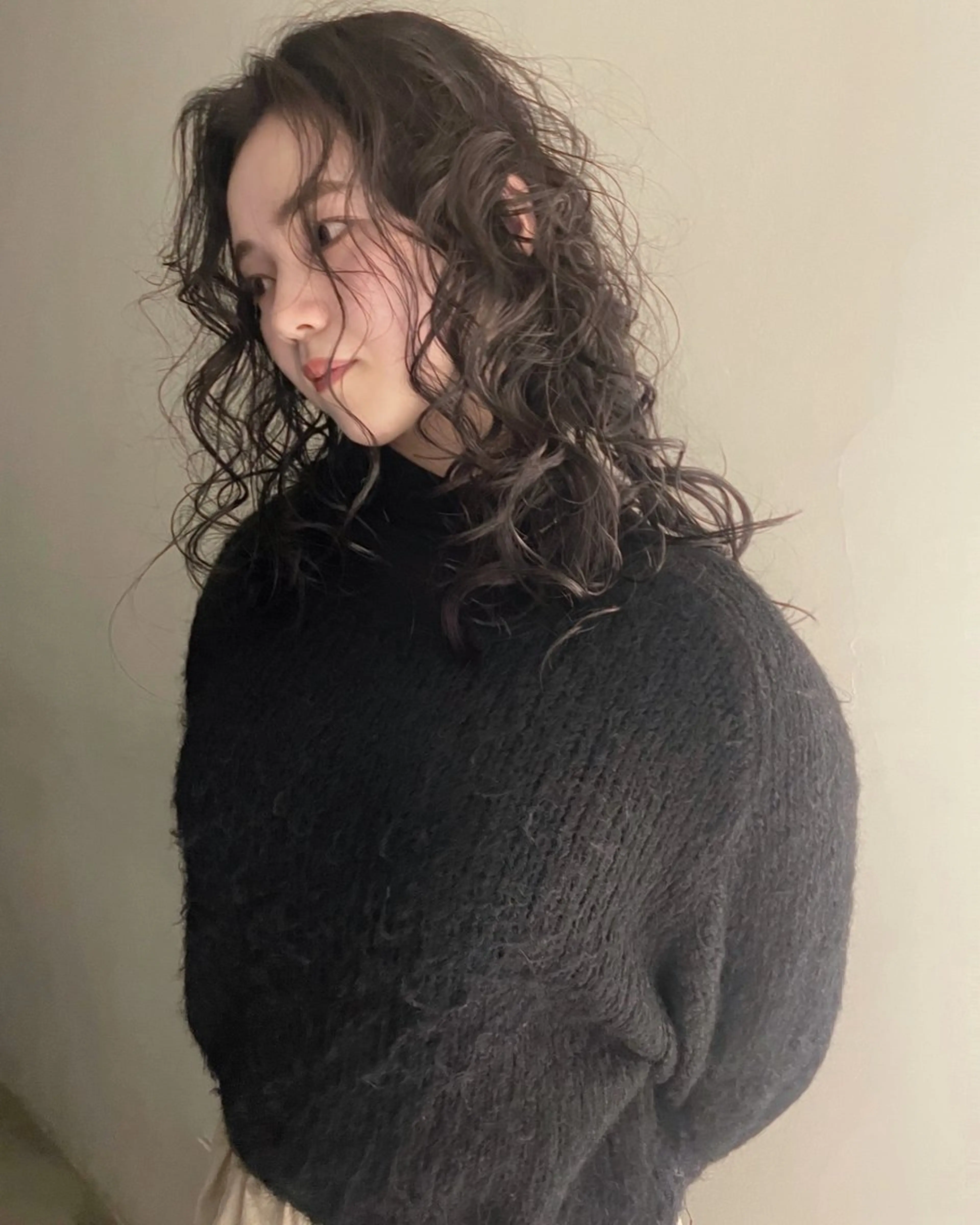 セミロング パーマ セミロングパーマ REMI／ ラフボブとレイヤーのヘアスタイル