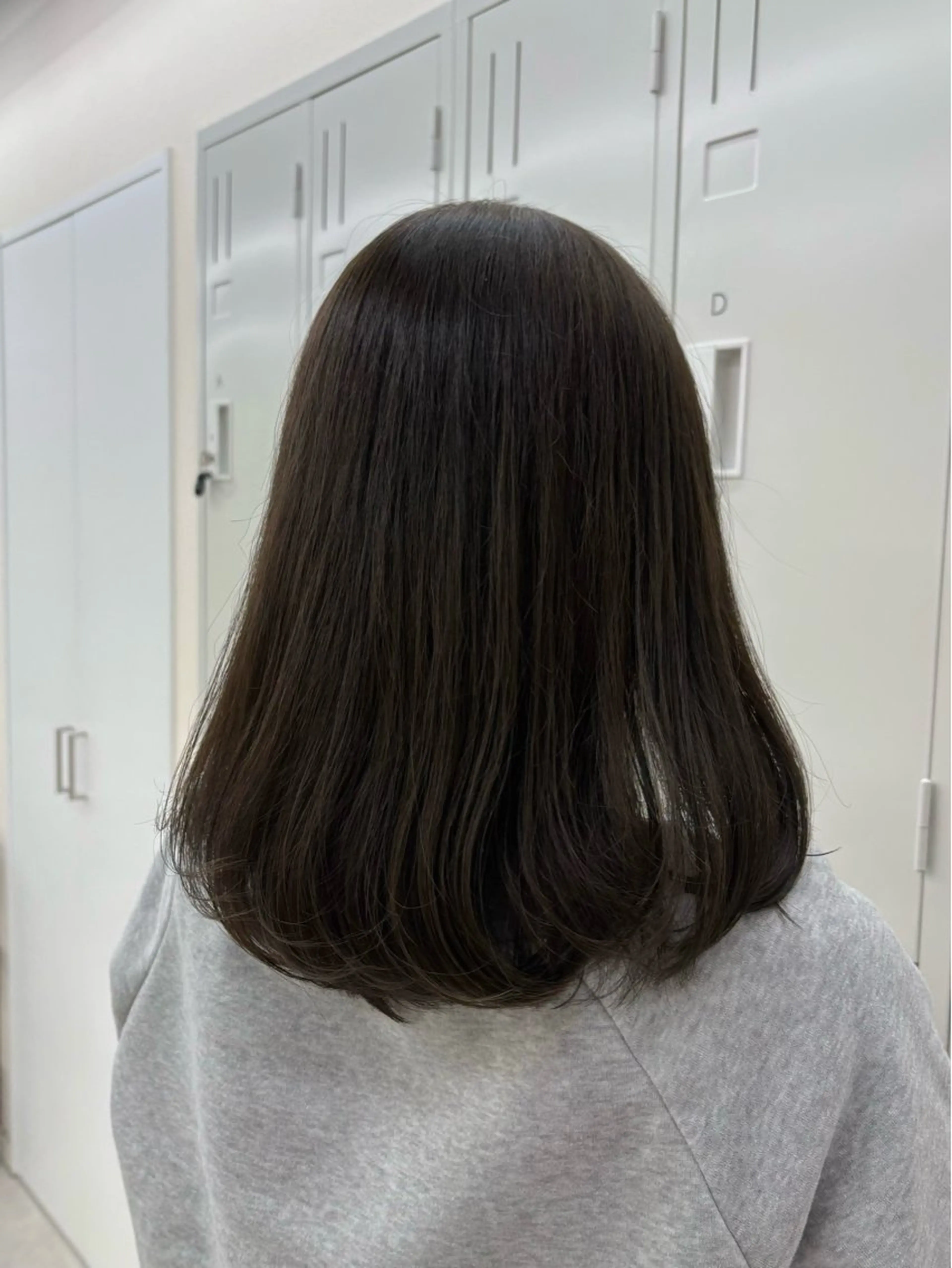 ミディアム カラー アッシュ 透明感カラー オレンジ 暖色ブラウン系カラー /サツキ🎀🌙のヘアスタイル