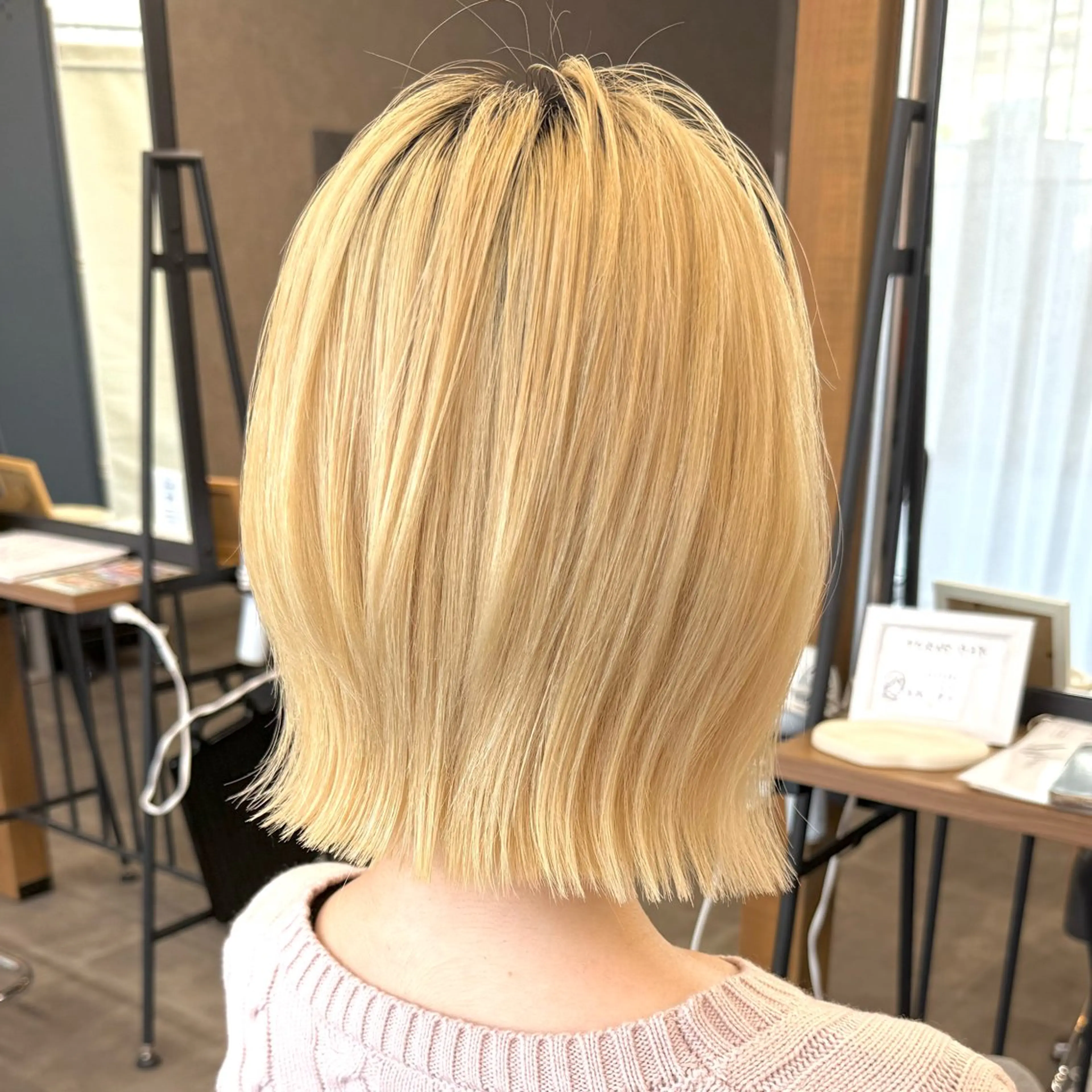 ミディアム ボブレイヤー ボブ レイヤーカット カット トリートメント 似合わせボブ🎀🫧 千葉 優希のヘアスタイル