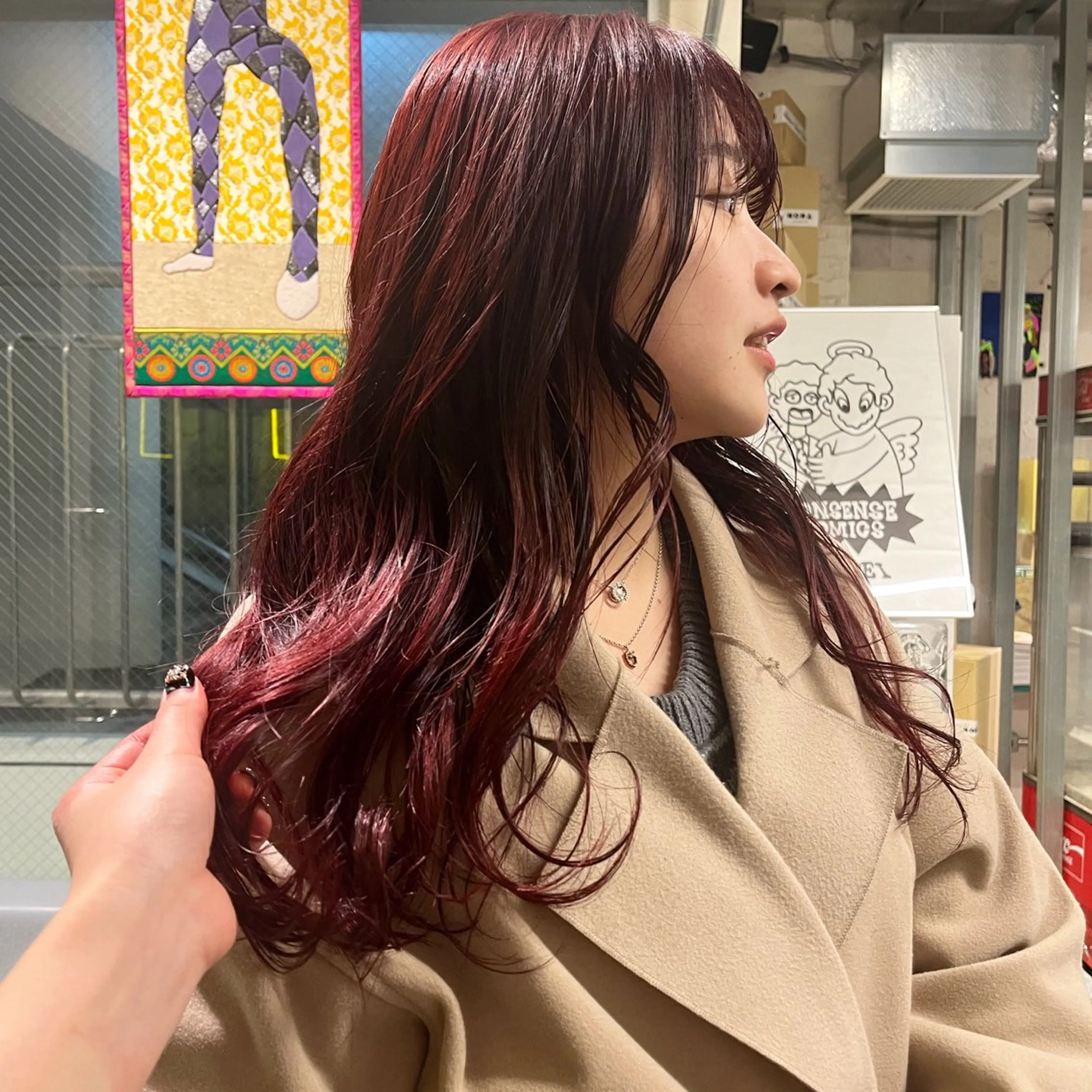 カラー KAHO /ブリーチ /デザイン𖥔 ࣪のヘアスタイル