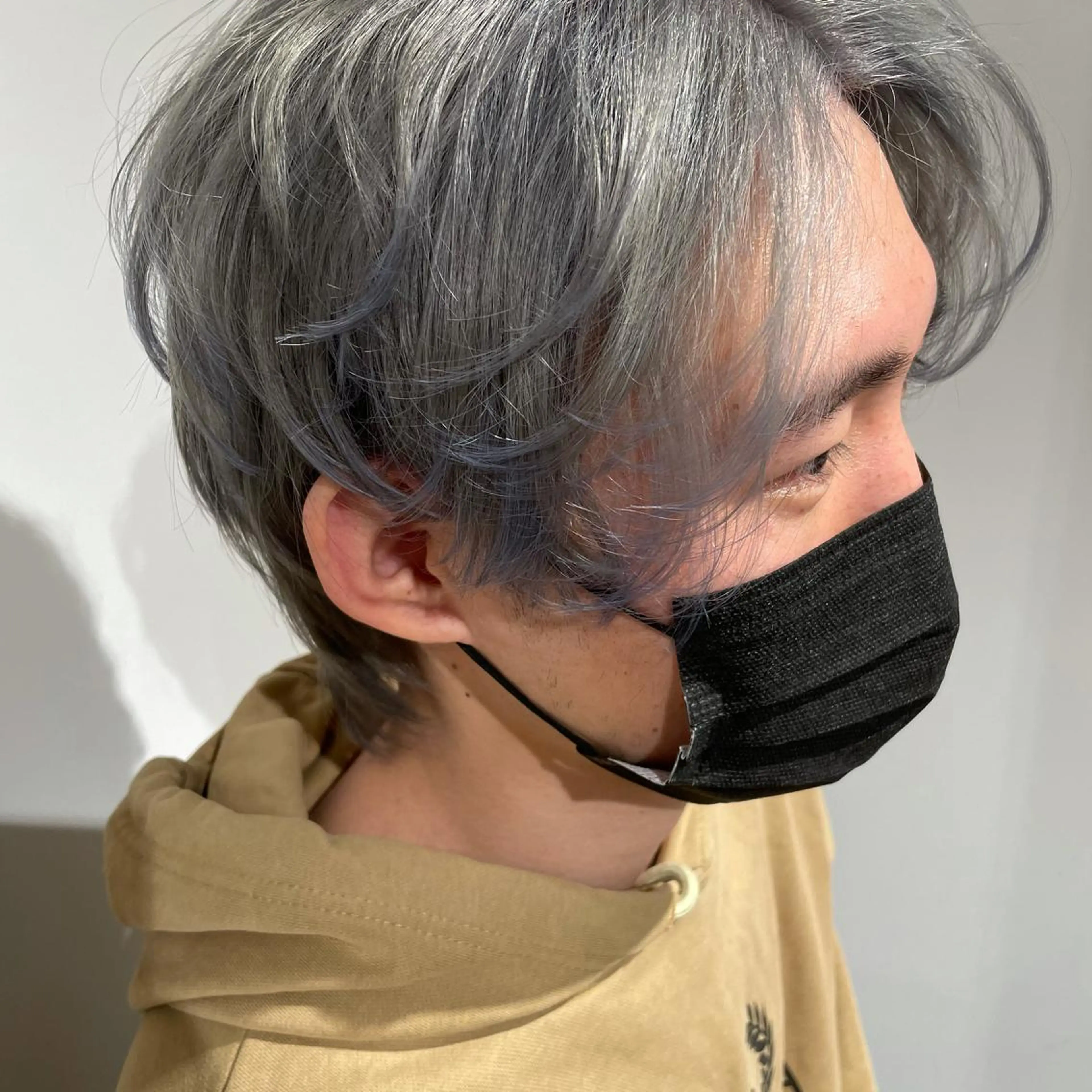 ショート カラー パーマ ヘアアレンジ メンズ パーソナルカラー合わ せたカラー🤍なつみのヘアスタイル