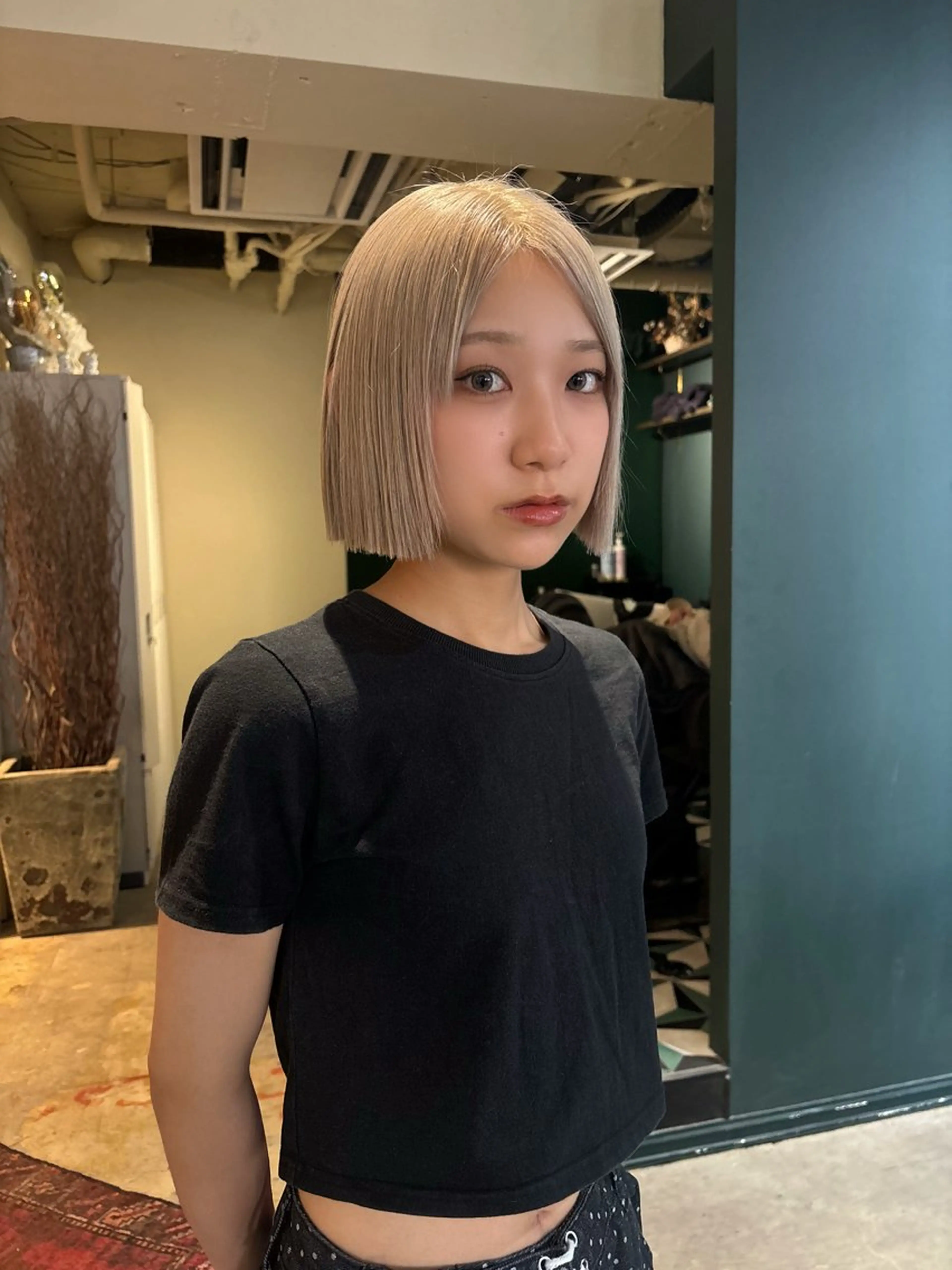 ショート カラー カット ヘアカラー トリートメント ブリーチ/エクステ はしもと　そな🫧のヘアスタイル