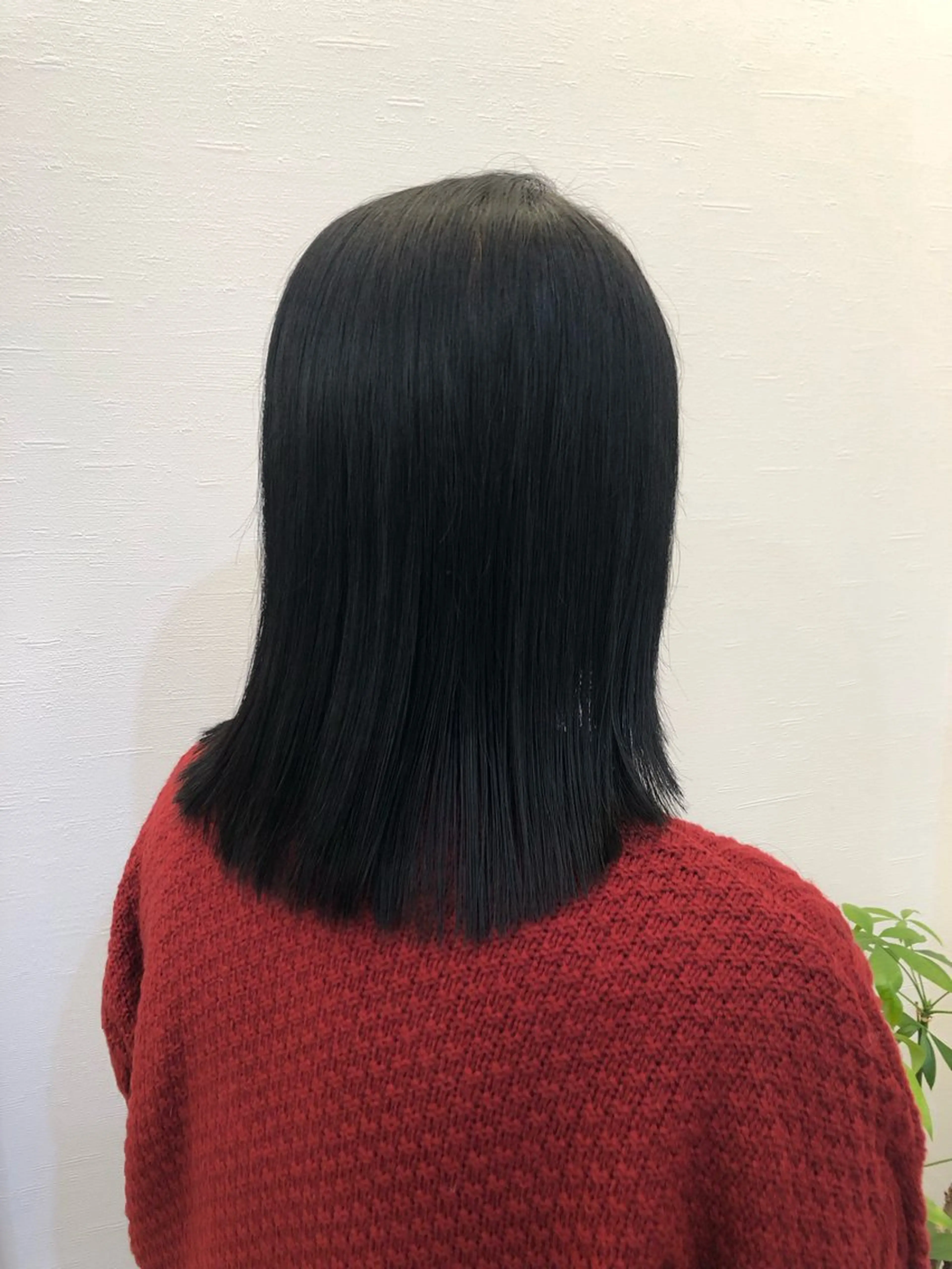 パーマ ツノガイ エリのヘアスタイル