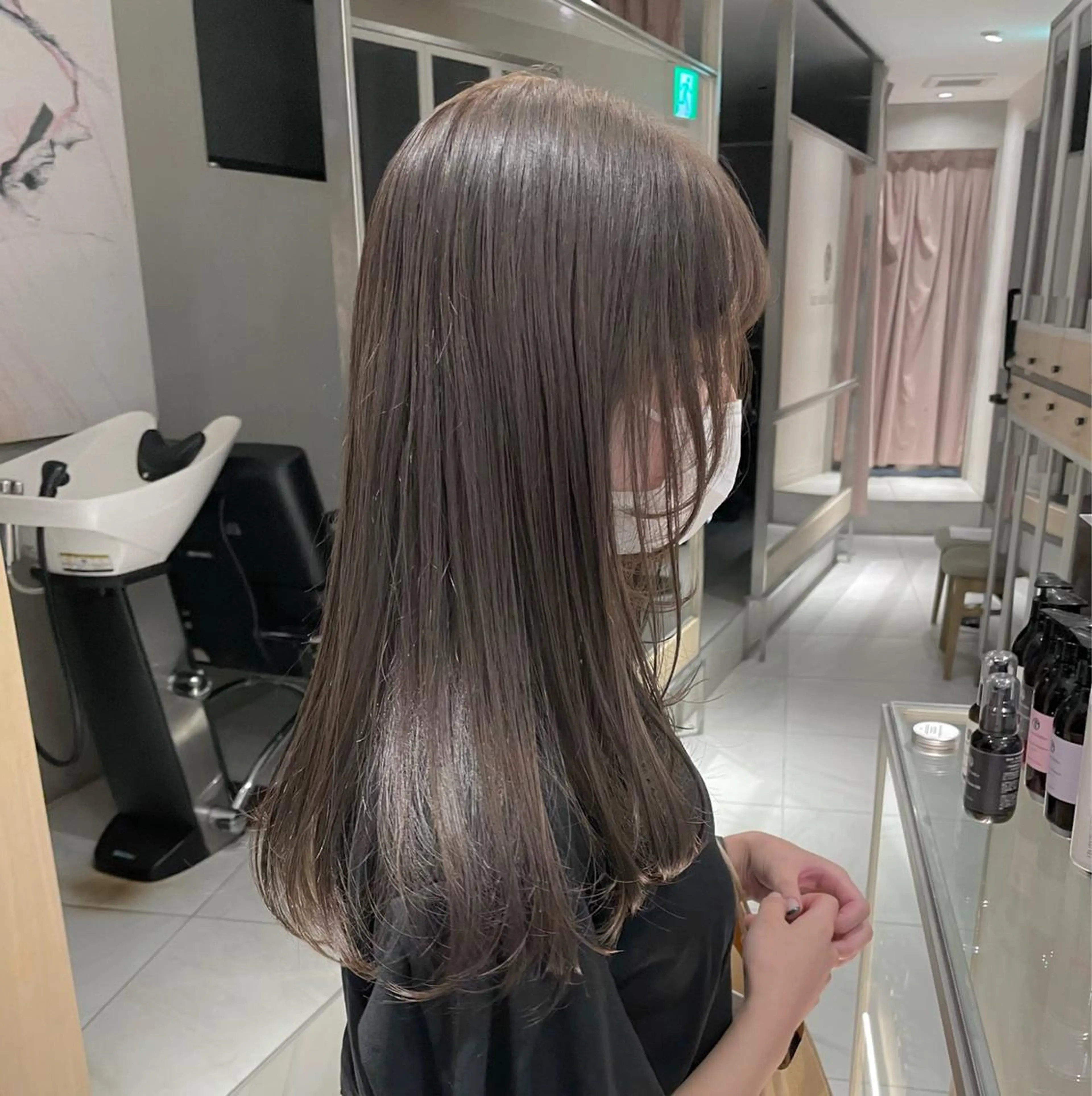 ロング カラー カット ヘアカラー トリートメント 柔らか透け感カラー 🌿ムロヤリョウスケのヘアスタイル