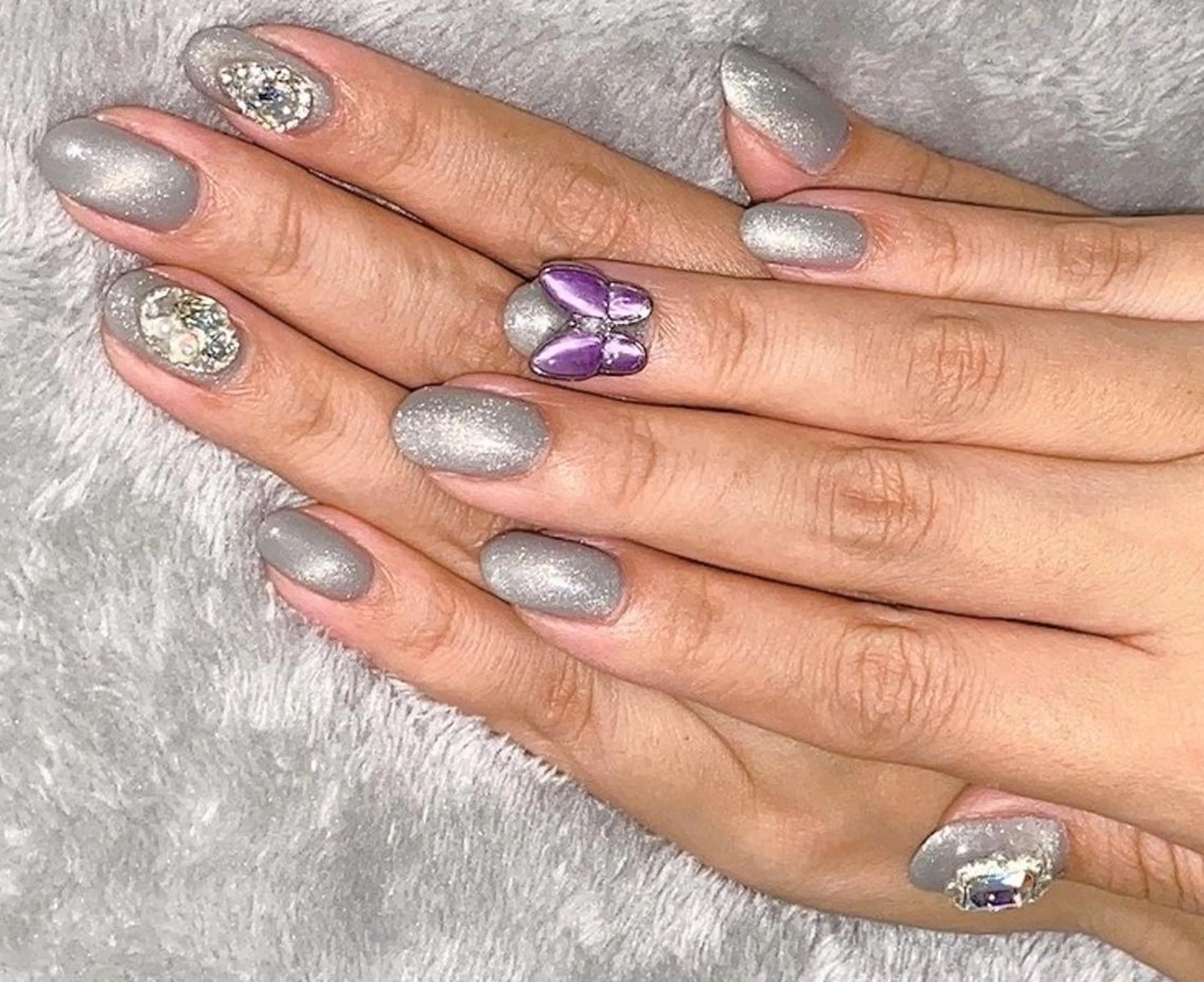 ネイル マグネットネイル ハンドネイル Nail SIRANGANAのネイルデザイン