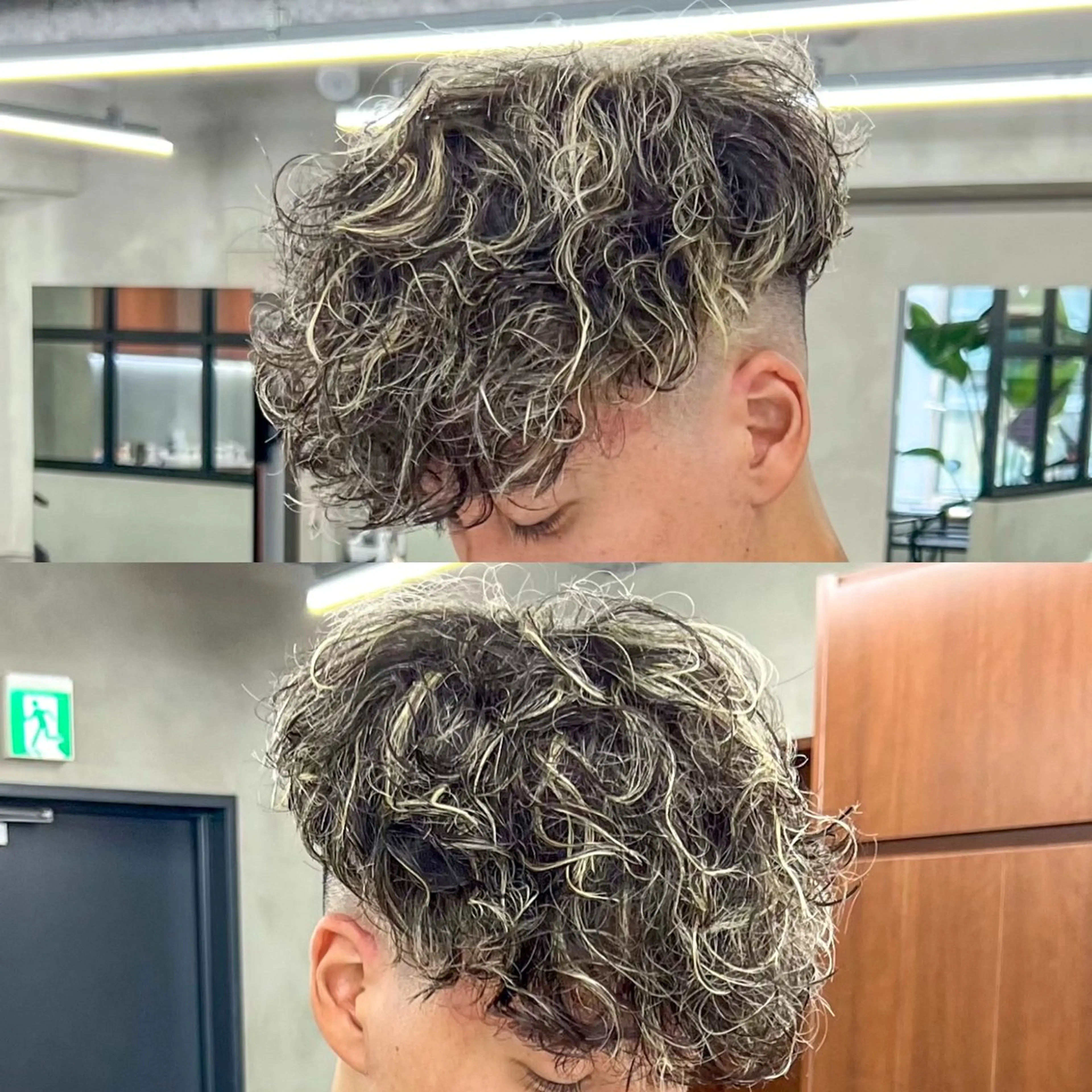 カラー パーマ メンズ メンズハイライト メンズメッシュ ハイライトカラー メッシュ ヘアカラー 渋谷/メンズ特化/ ショーゴのヘアスタイル