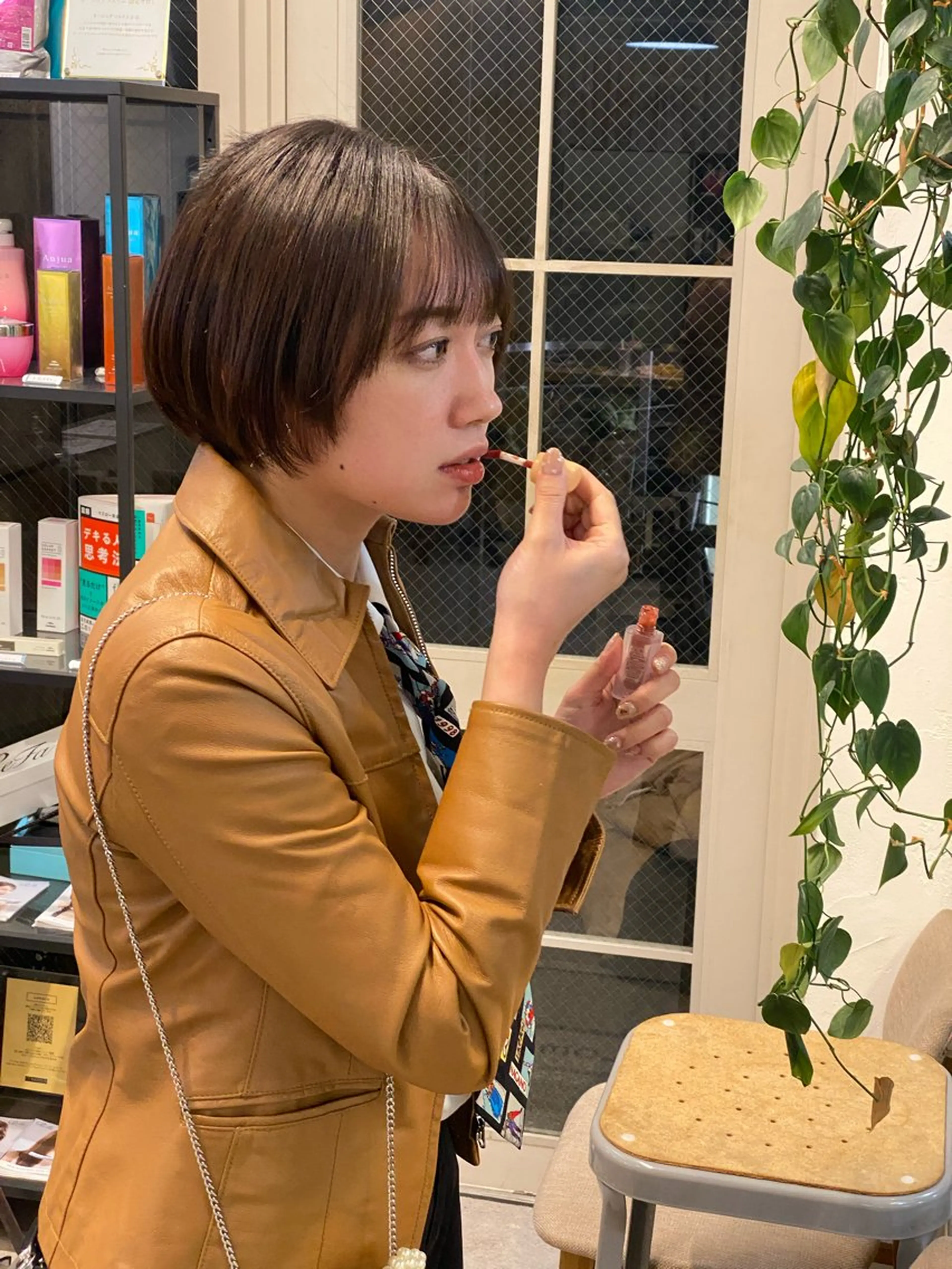 ヘアカラー 縮毛矯正 Lomalia hayaのヘアスタイル