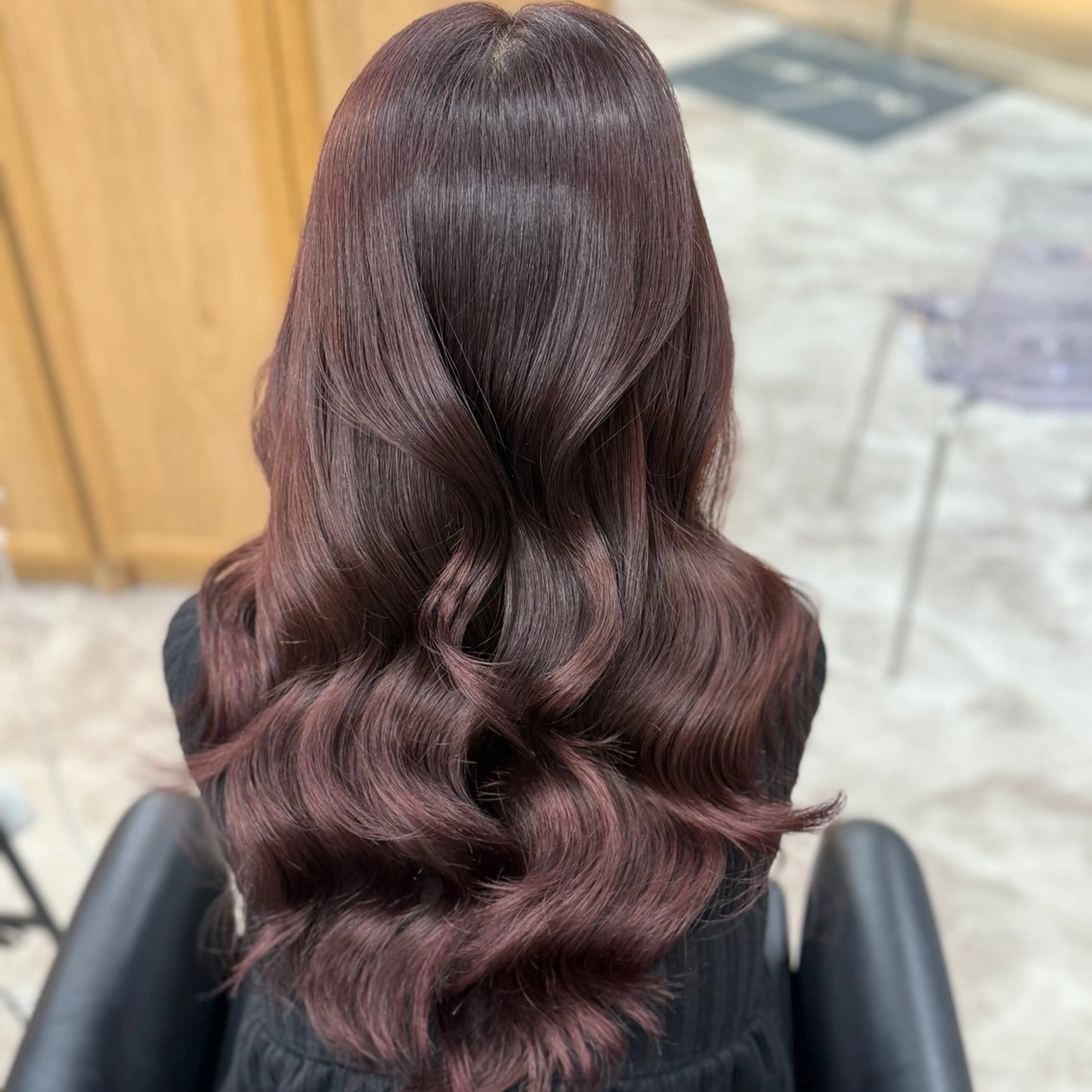 ロング ヘアカラー トリートメント ほの/ブリーチモデル 🎀/艶カラー‎のヘアスタイル