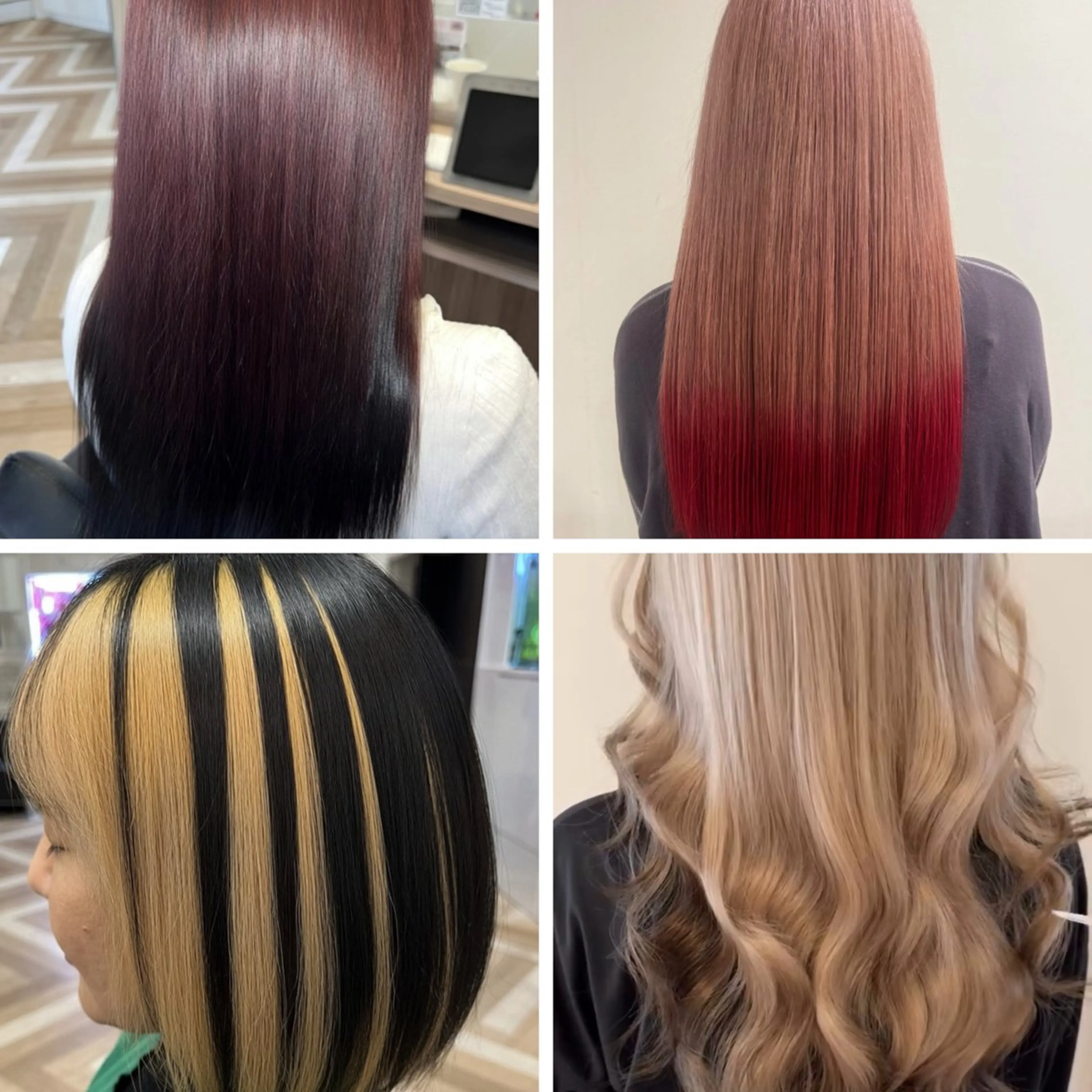 ロング カラー ヘアカラー 艶髪特化 しゅんぼう 長岡髪質改善のヘアスタイル