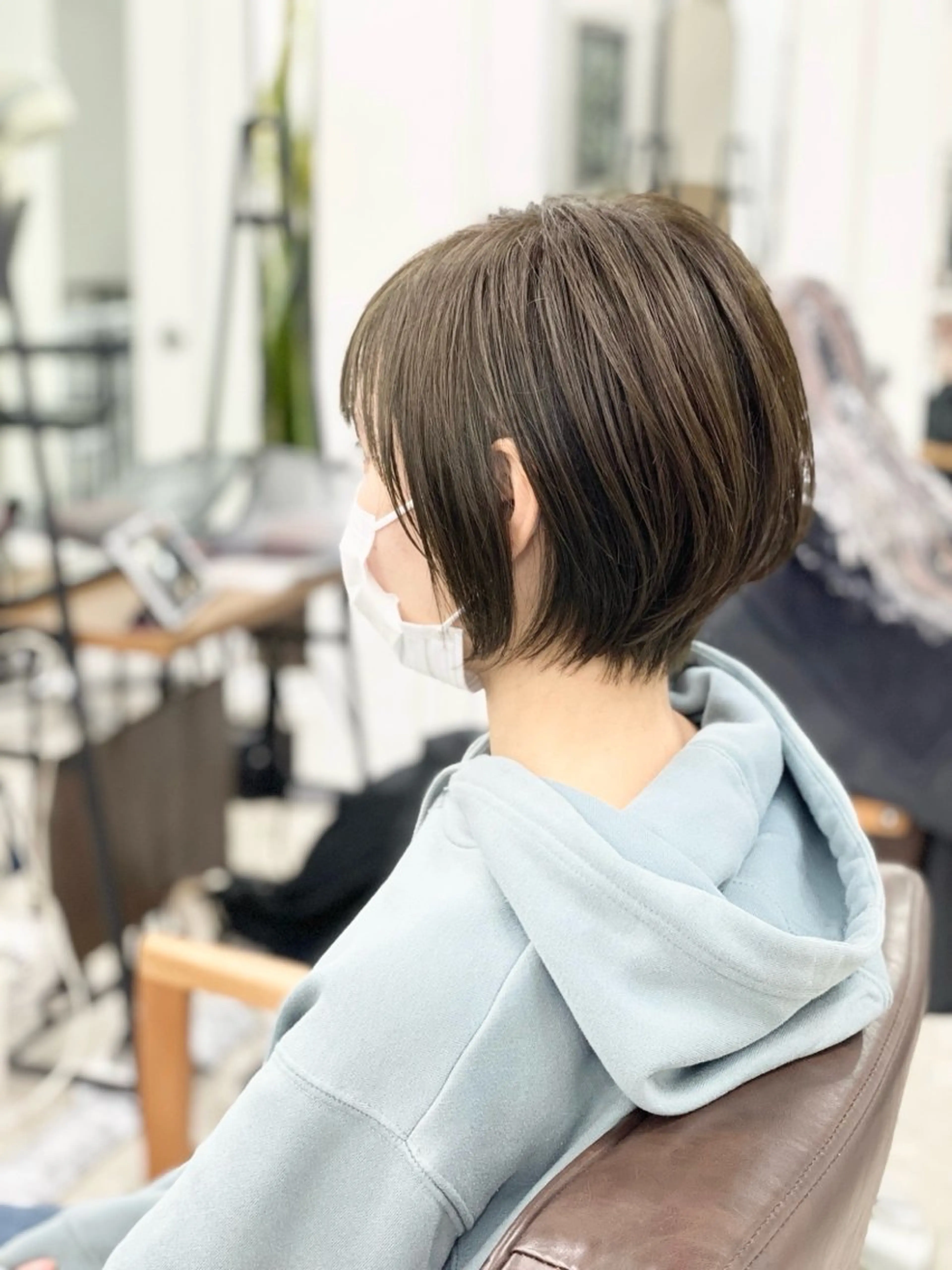 ショート 男性女性カットモデル 募集中西郷桃代のヘアスタイル