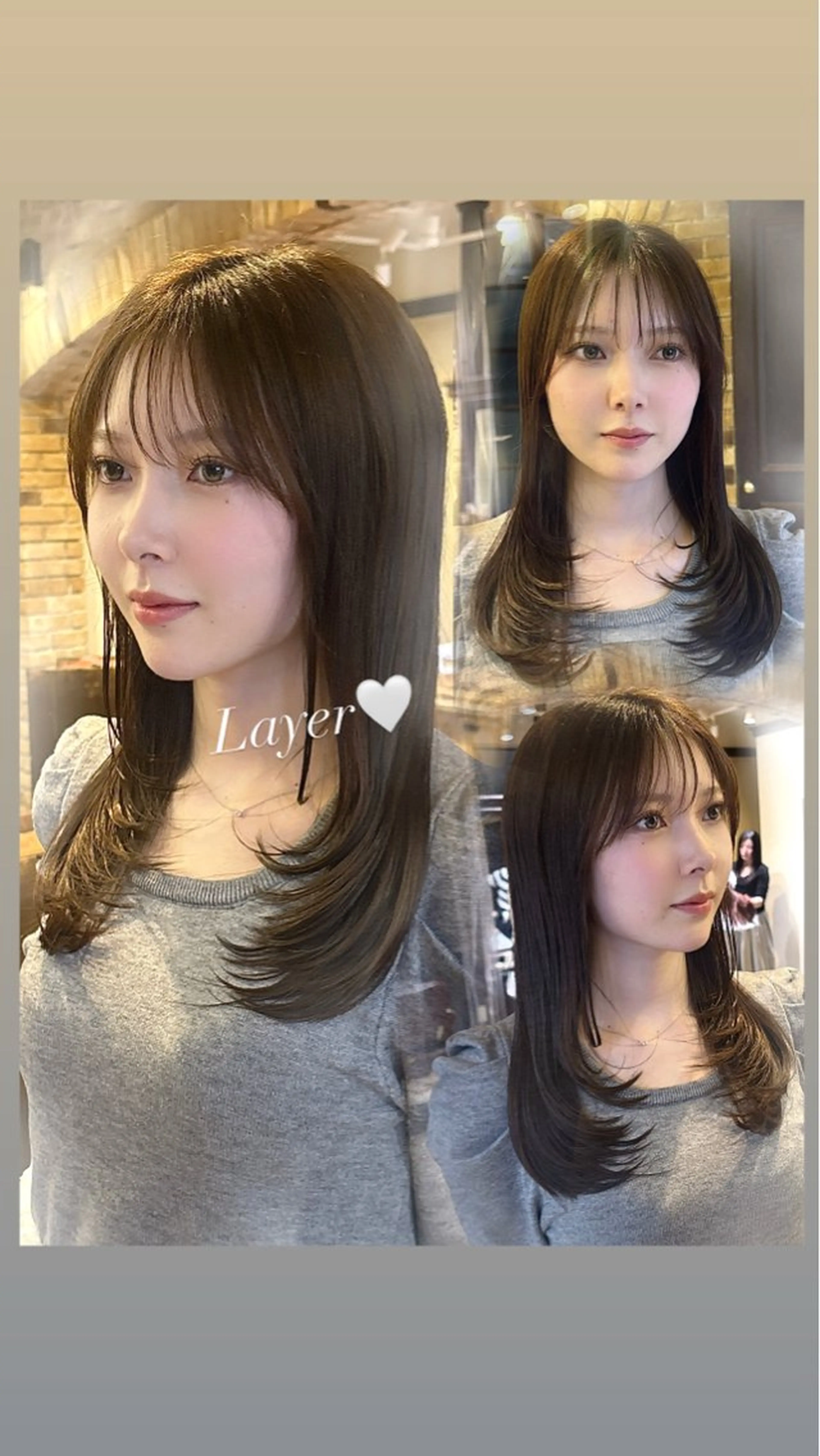 ロング カラー カット ヘアカラー Ly hair / nanoha🤍のヘアスタイル